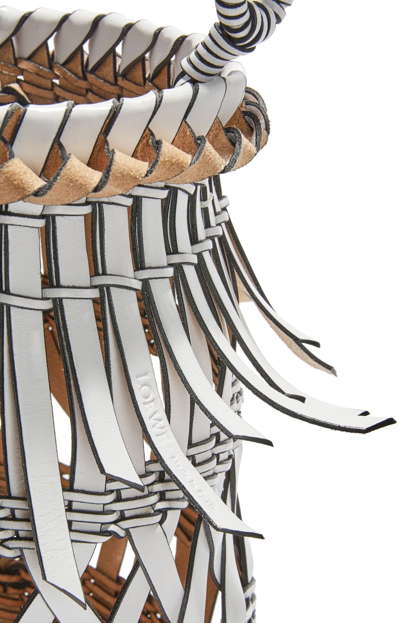 Fringes Bucket bag in calfskin - Hall Of Brand