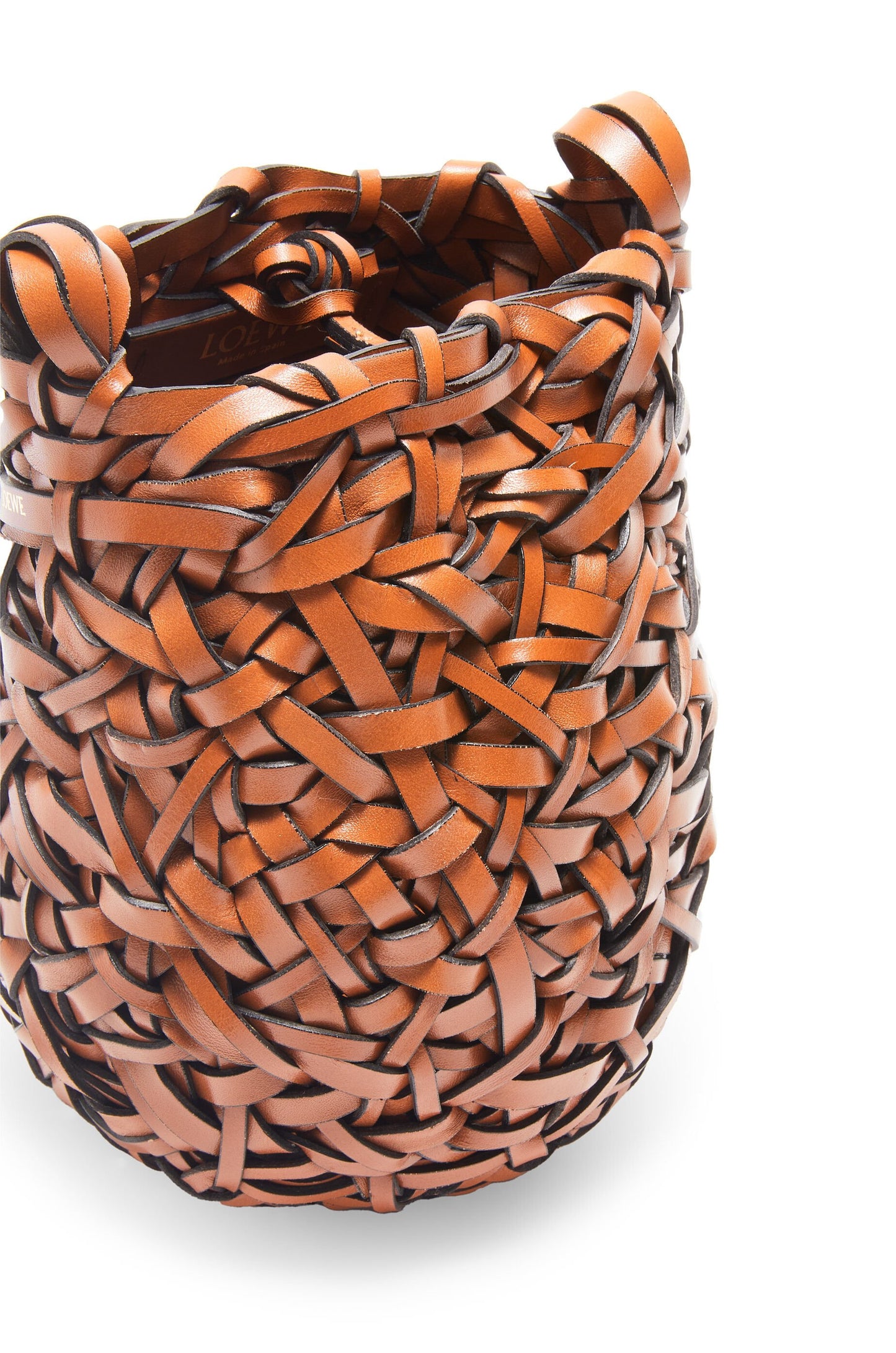 Small Nest Basket bag in calfskin