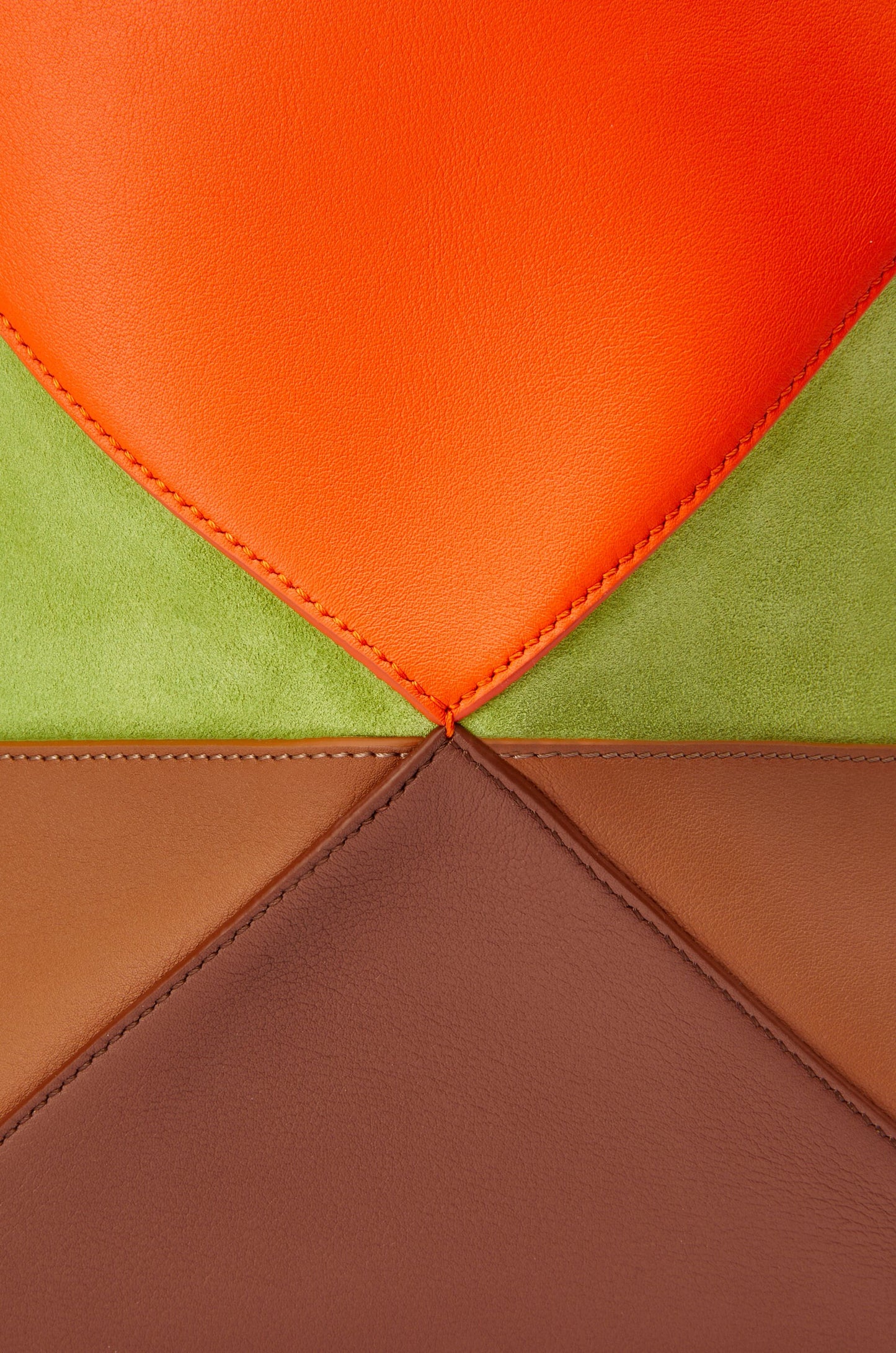 Medium Puzzle Fold tote in calfskin and suede - Hall Of Brand