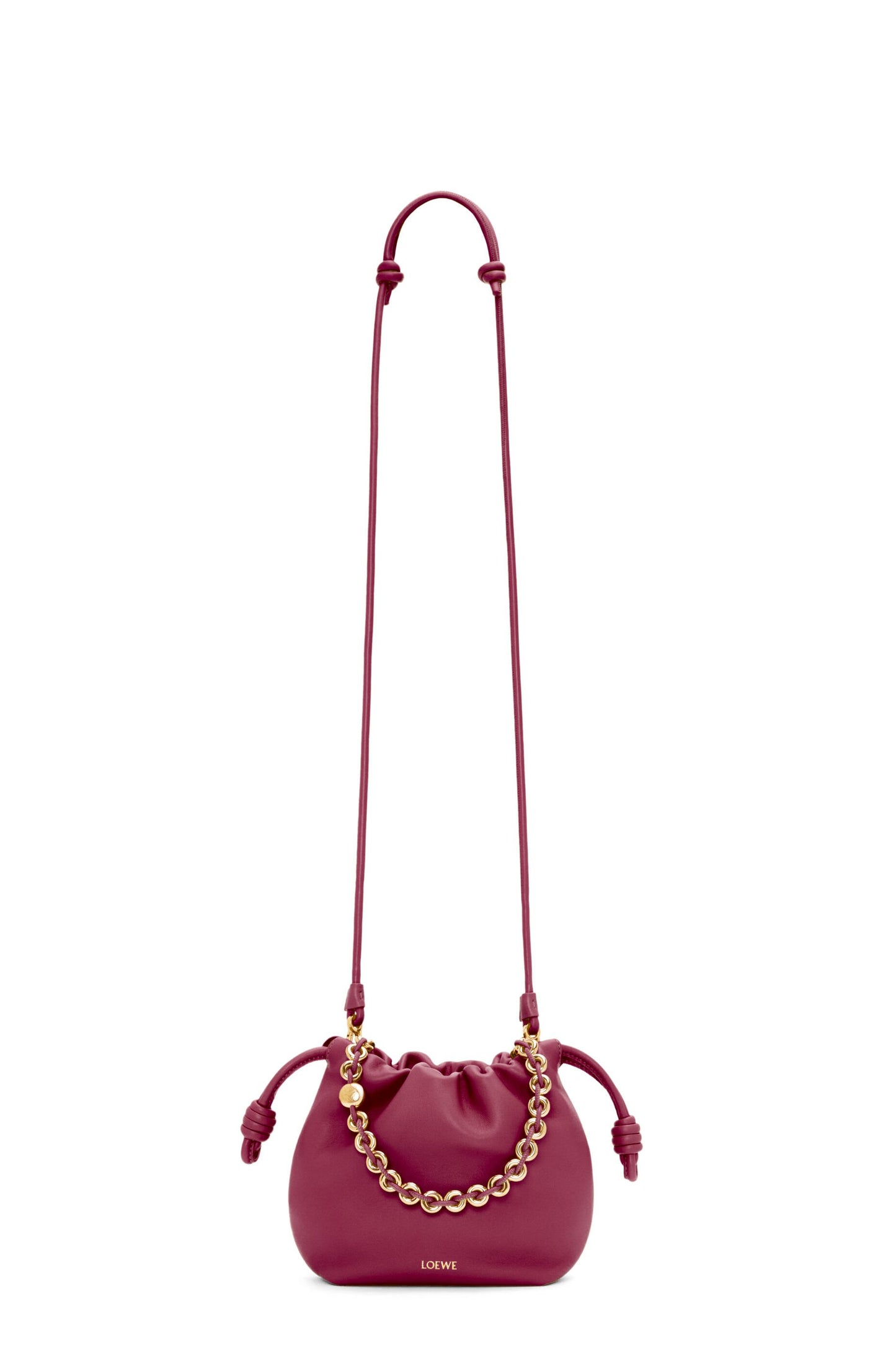 Mini Flamenco Purse bag in mellow nappa lambskin - Hall Of Brand
