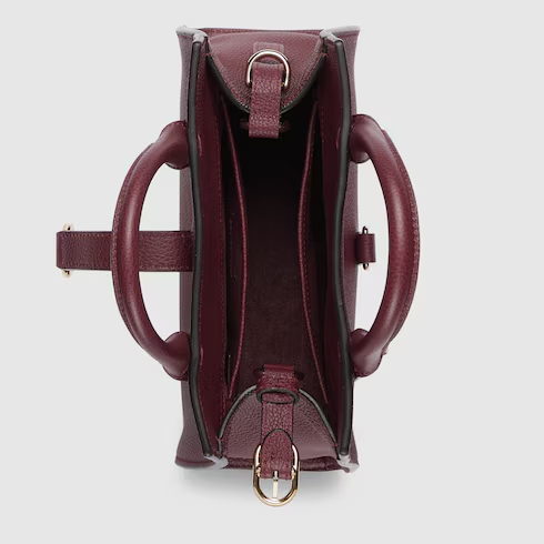 Small tote bag with hook closure