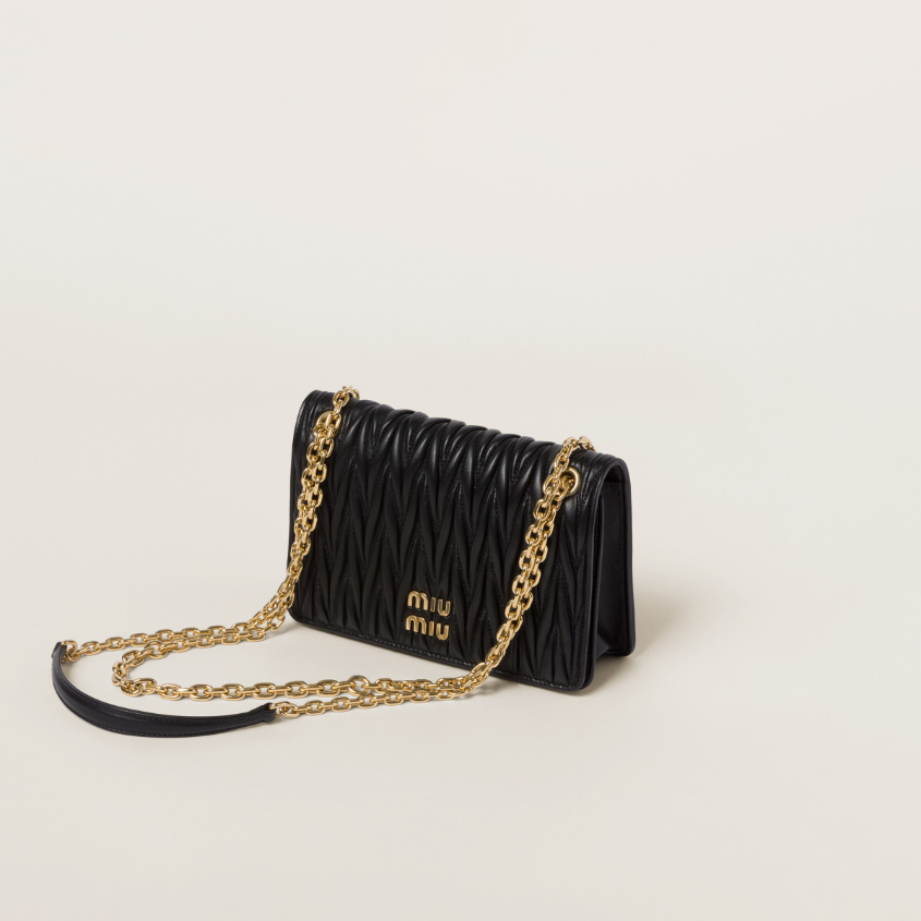 Matelassé nappa leather mini-bag - Hall Of Brand