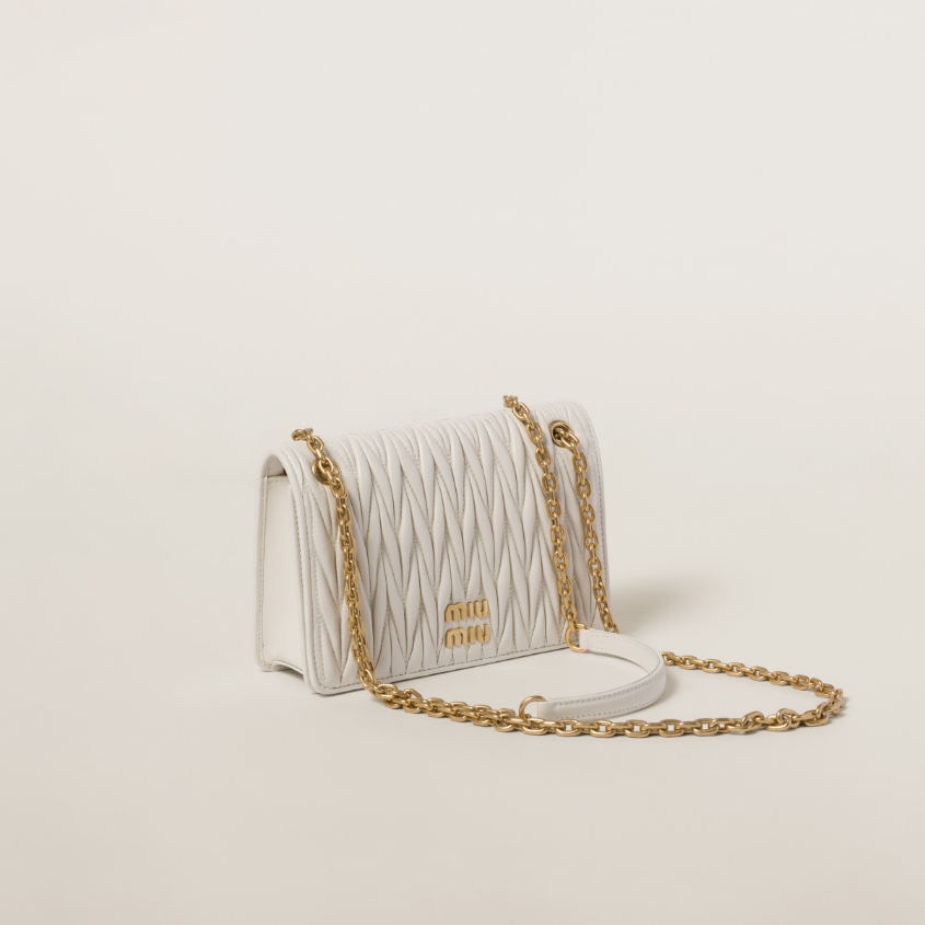 Matelassé nappa leather mini-bag - Hall Of Brand