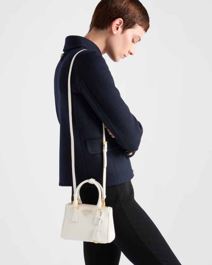 Prada galleria saffiano leather micro bag