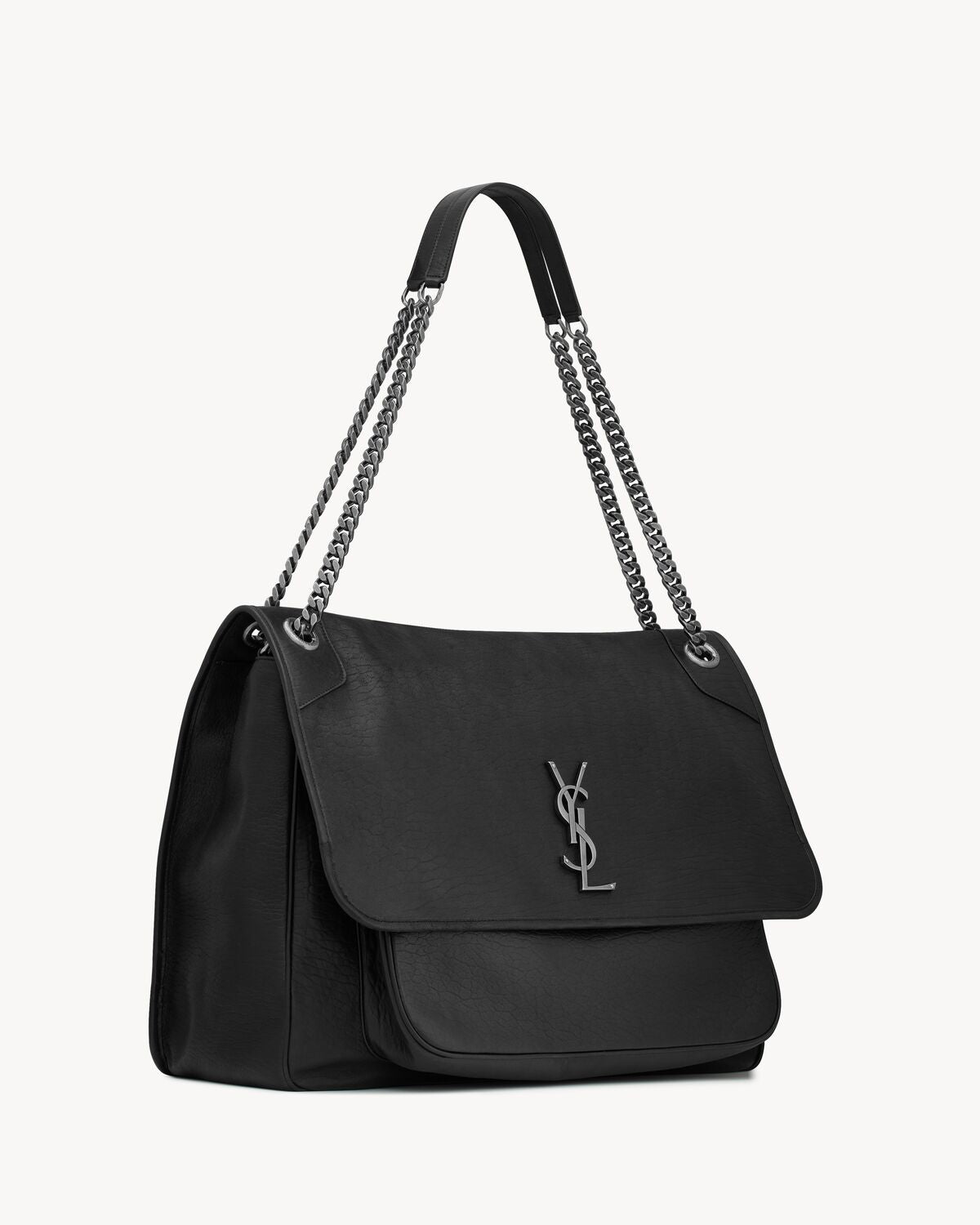 Niki oversized in grained lambskin - Hall Of Brand