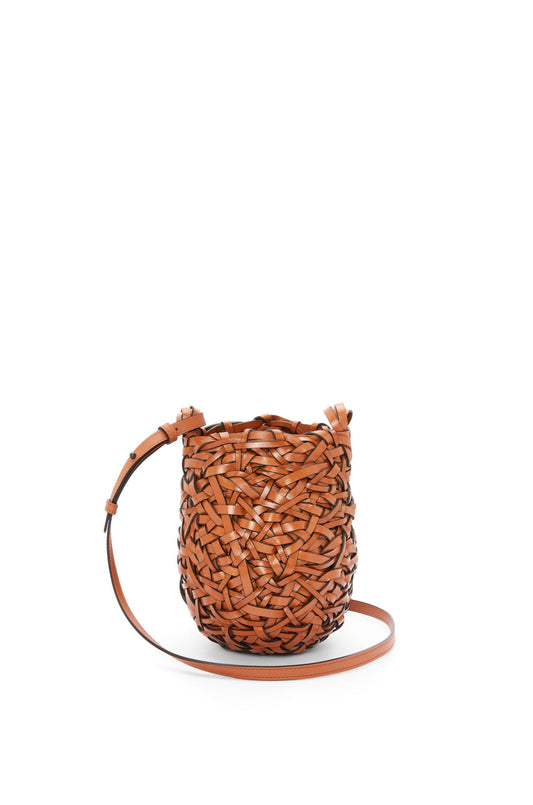 Small Nest Basket bag in calfskin