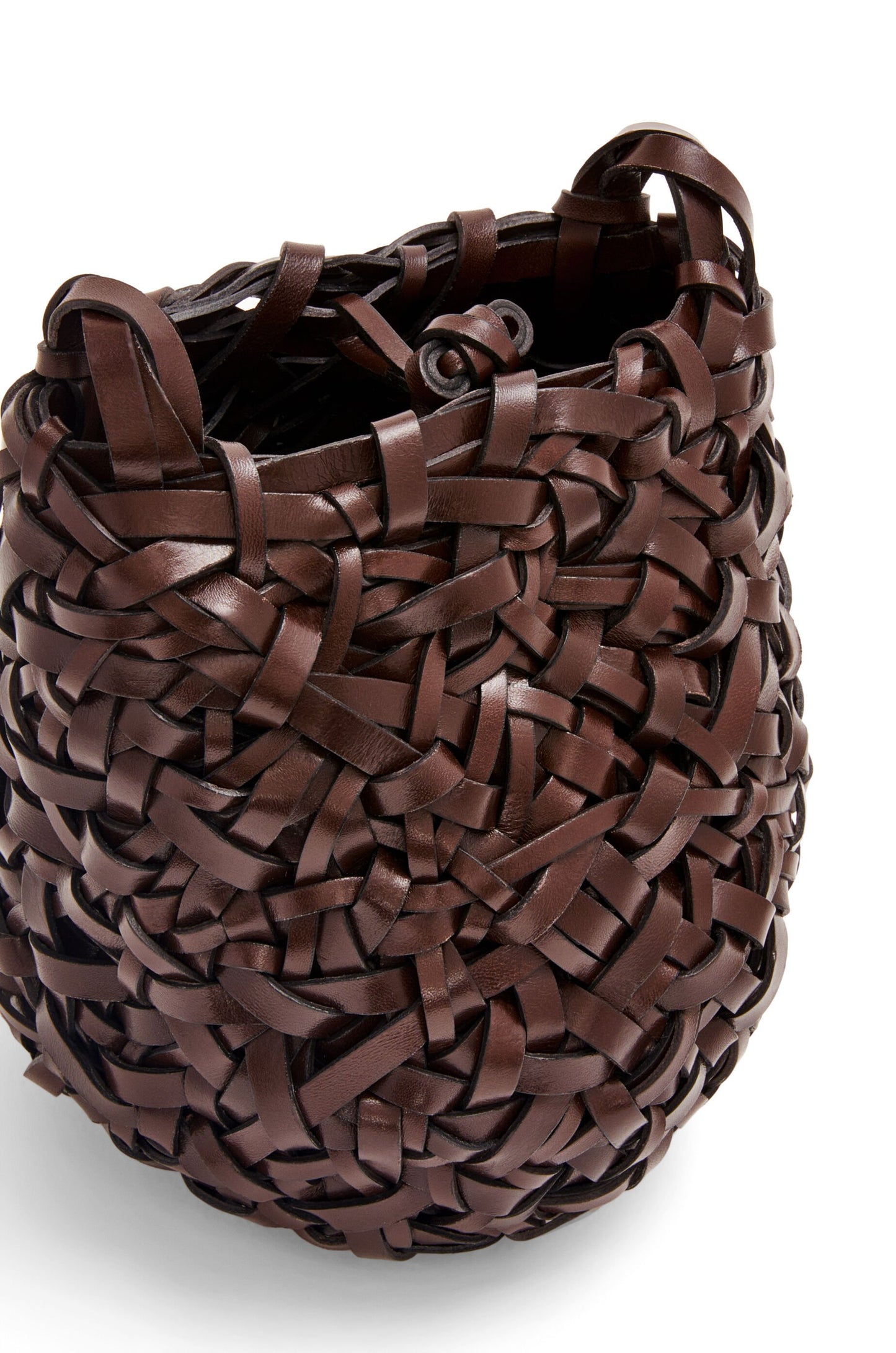 Small Nest Basket bag in calfskin