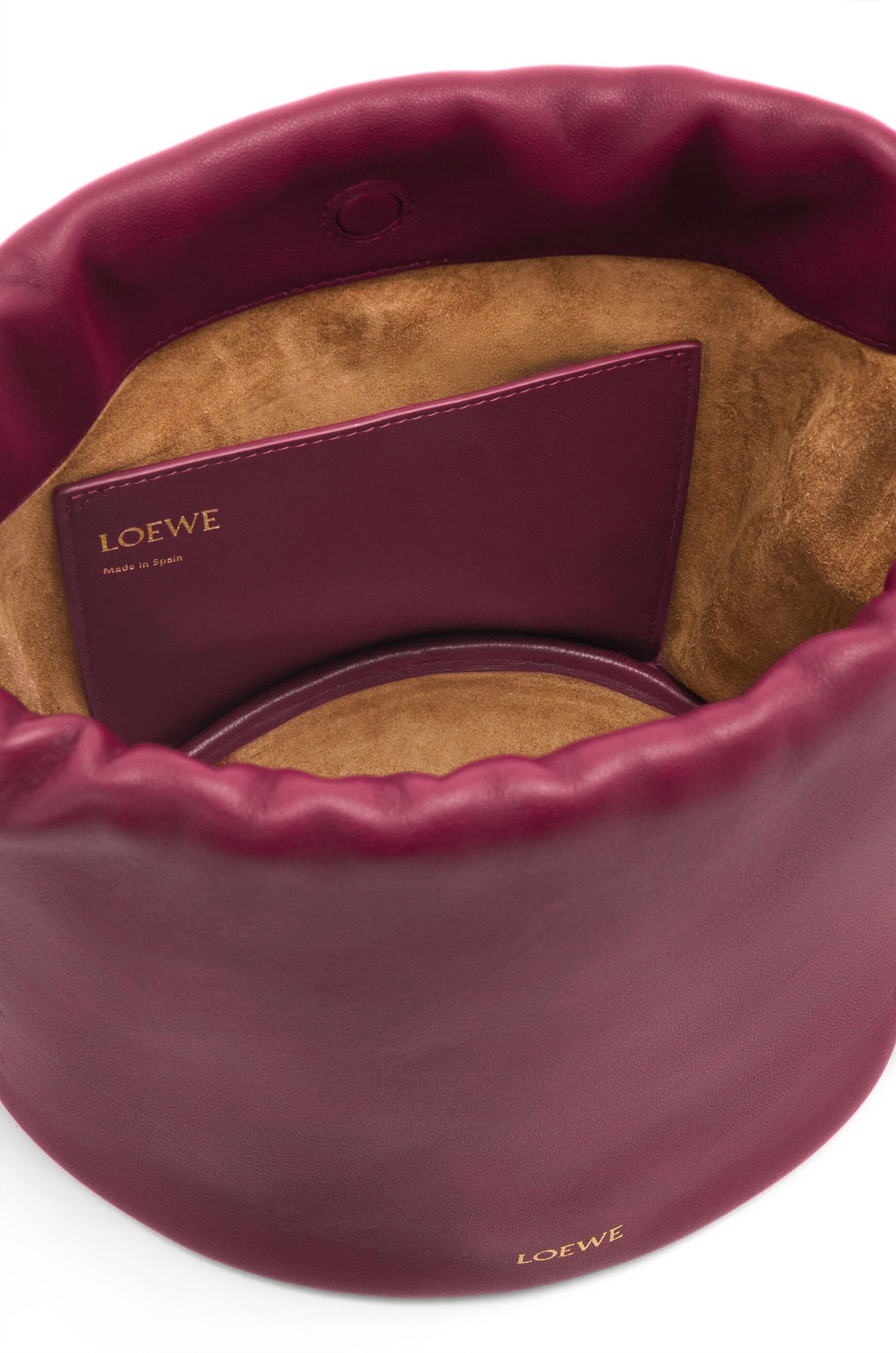 Flamenco purse bucket in mellow nappa lambskin