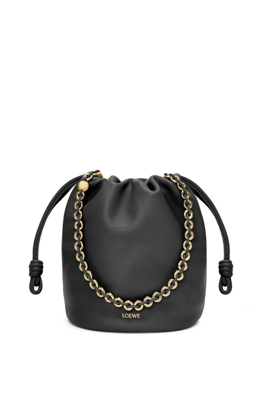 Flamenco purse bucket in mellow nappa lambskin