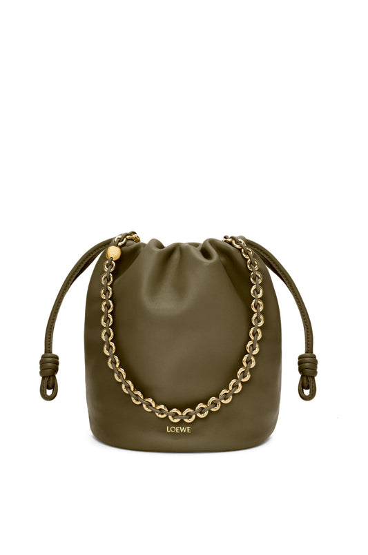 Flamenco purse bucket in mellow nappa lambskin