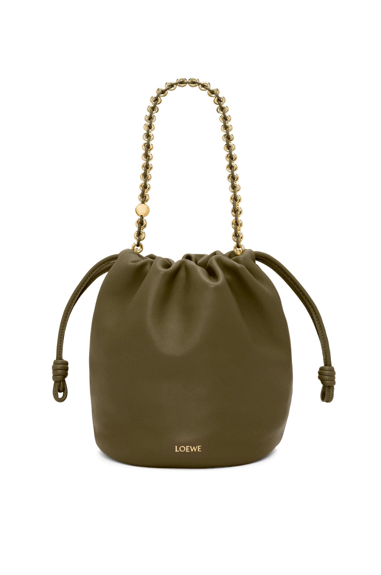 Flamenco purse bucket in mellow nappa lambskin