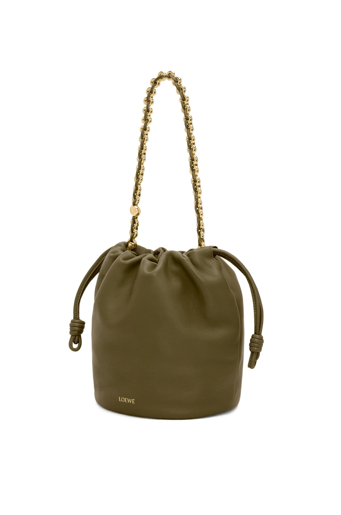 Flamenco purse bucket in mellow nappa lambskin