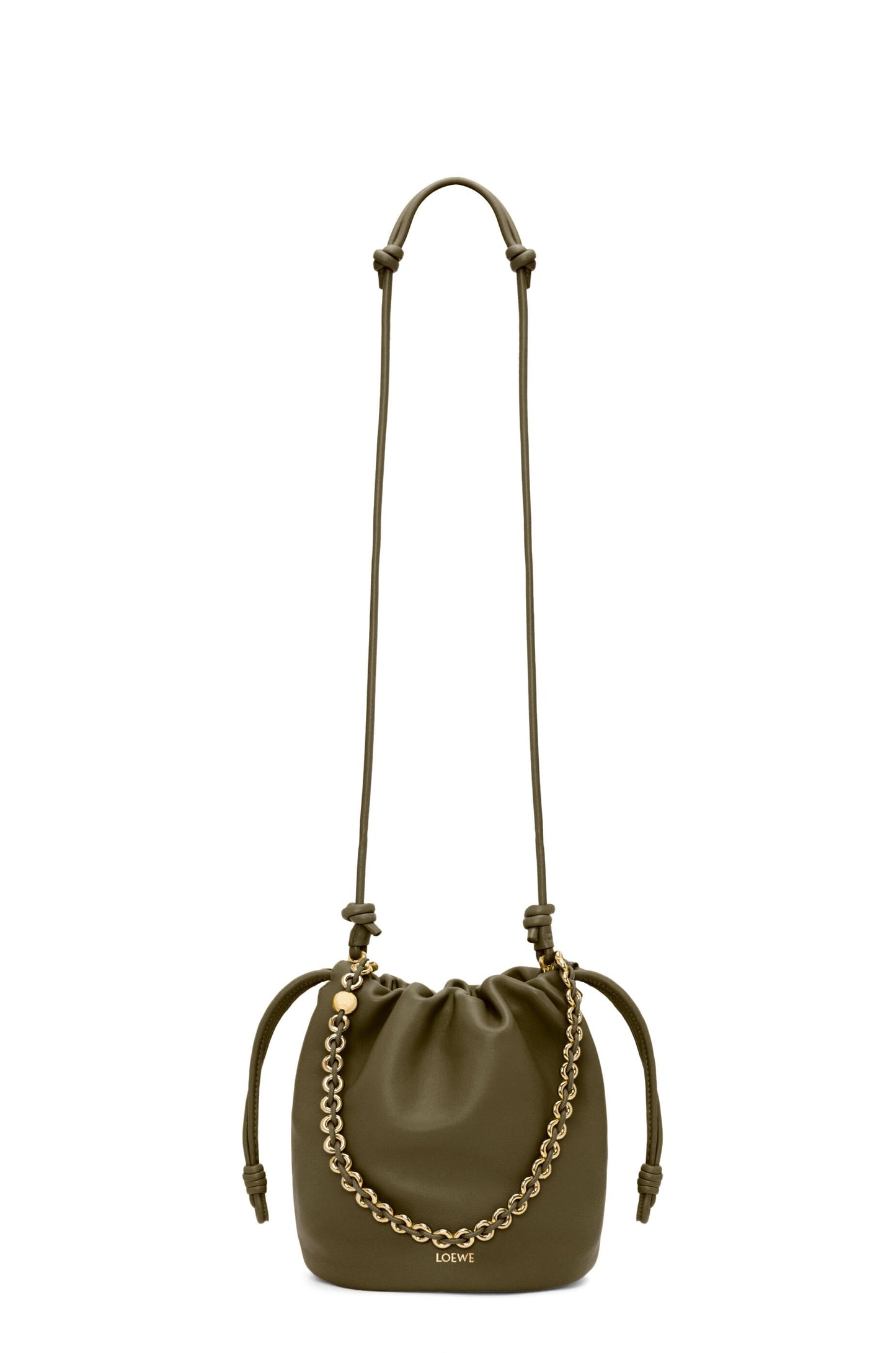 Flamenco purse bucket in mellow nappa lambskin