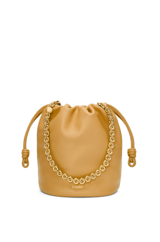 Flamenco purse bucket in mellow nappa lambskin