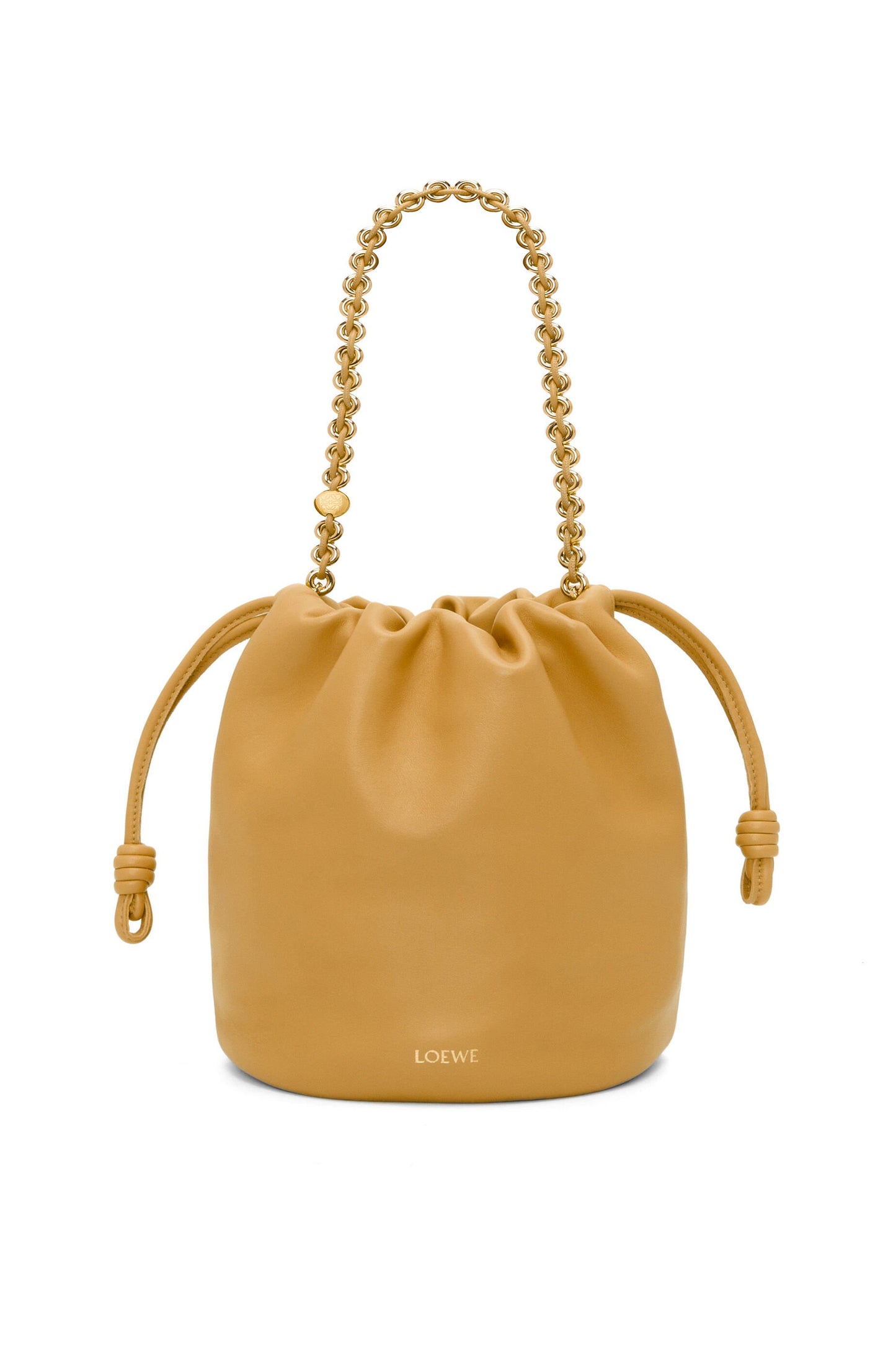 Flamenco purse bucket in mellow nappa lambskin