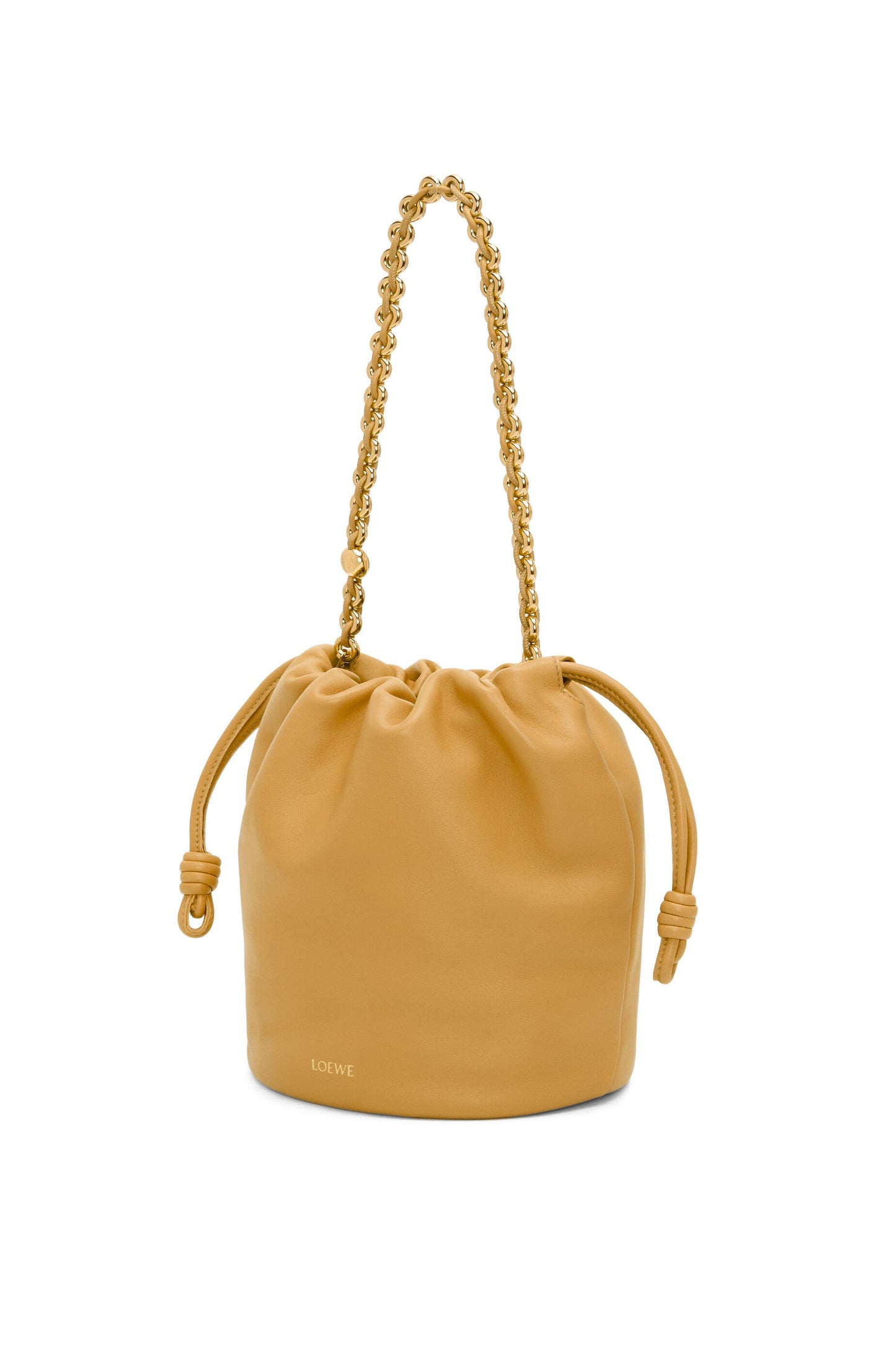 Flamenco purse bucket in mellow nappa lambskin