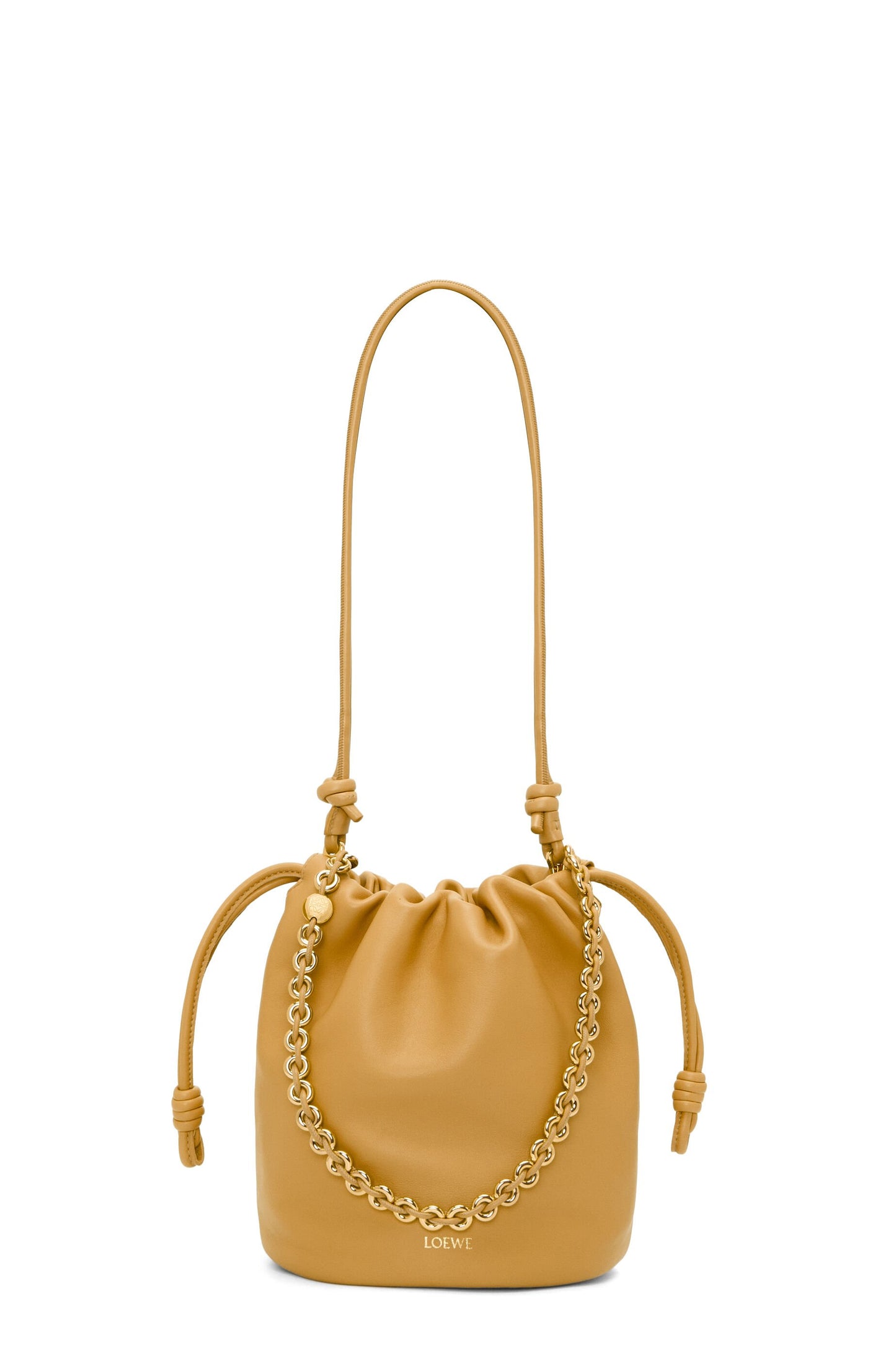 Flamenco purse bucket in mellow nappa lambskin