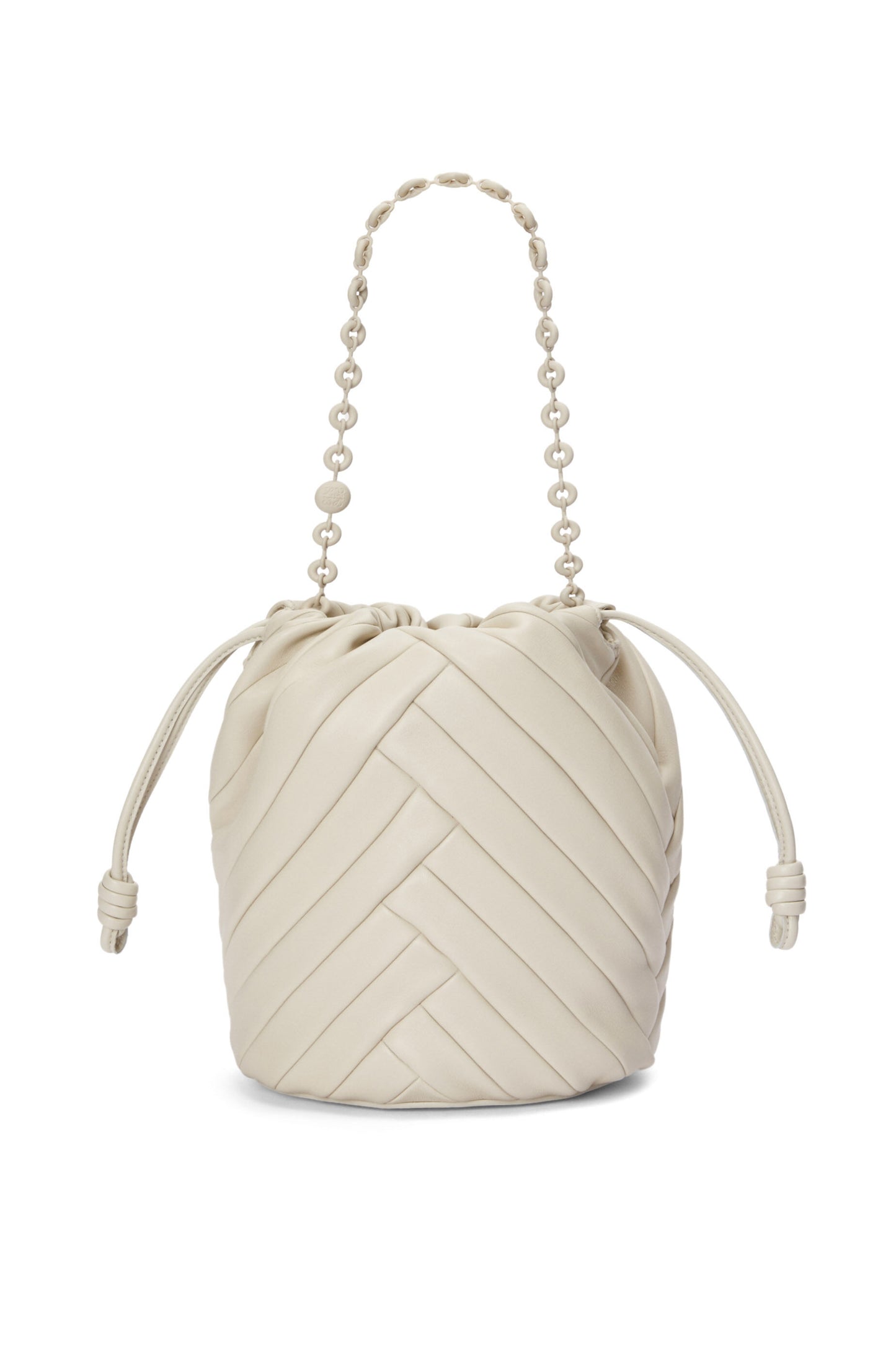 Medium Flamenco Purse bucket in mellow nappa lambskin