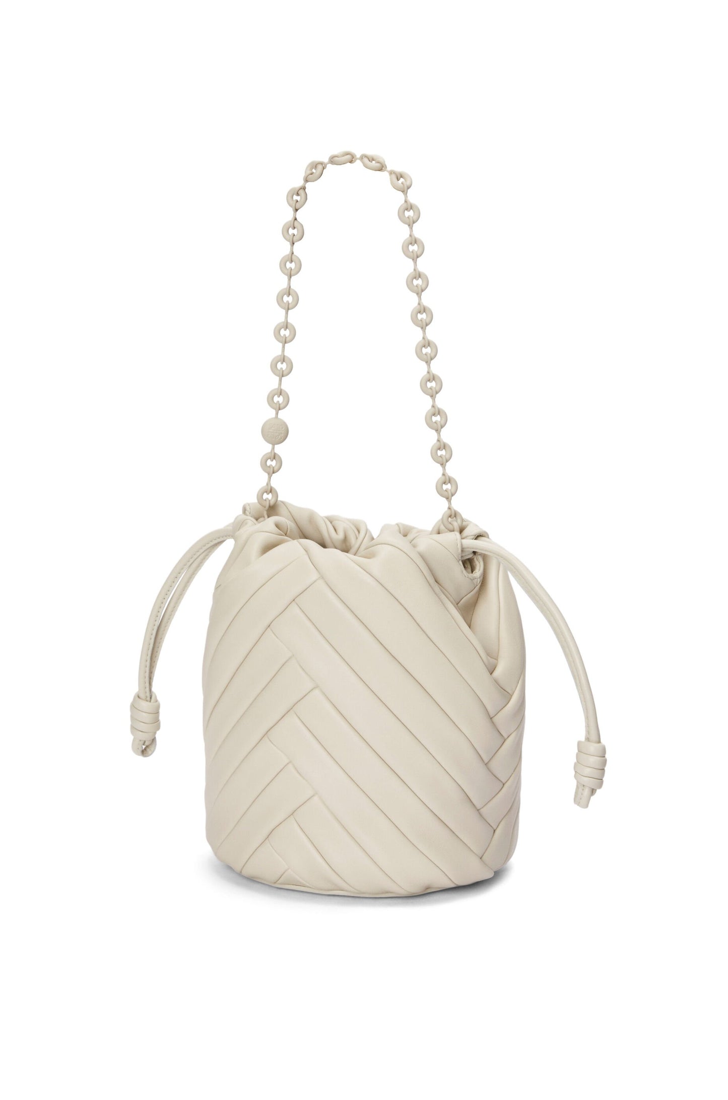 Medium Flamenco Purse bucket in mellow nappa lambskin