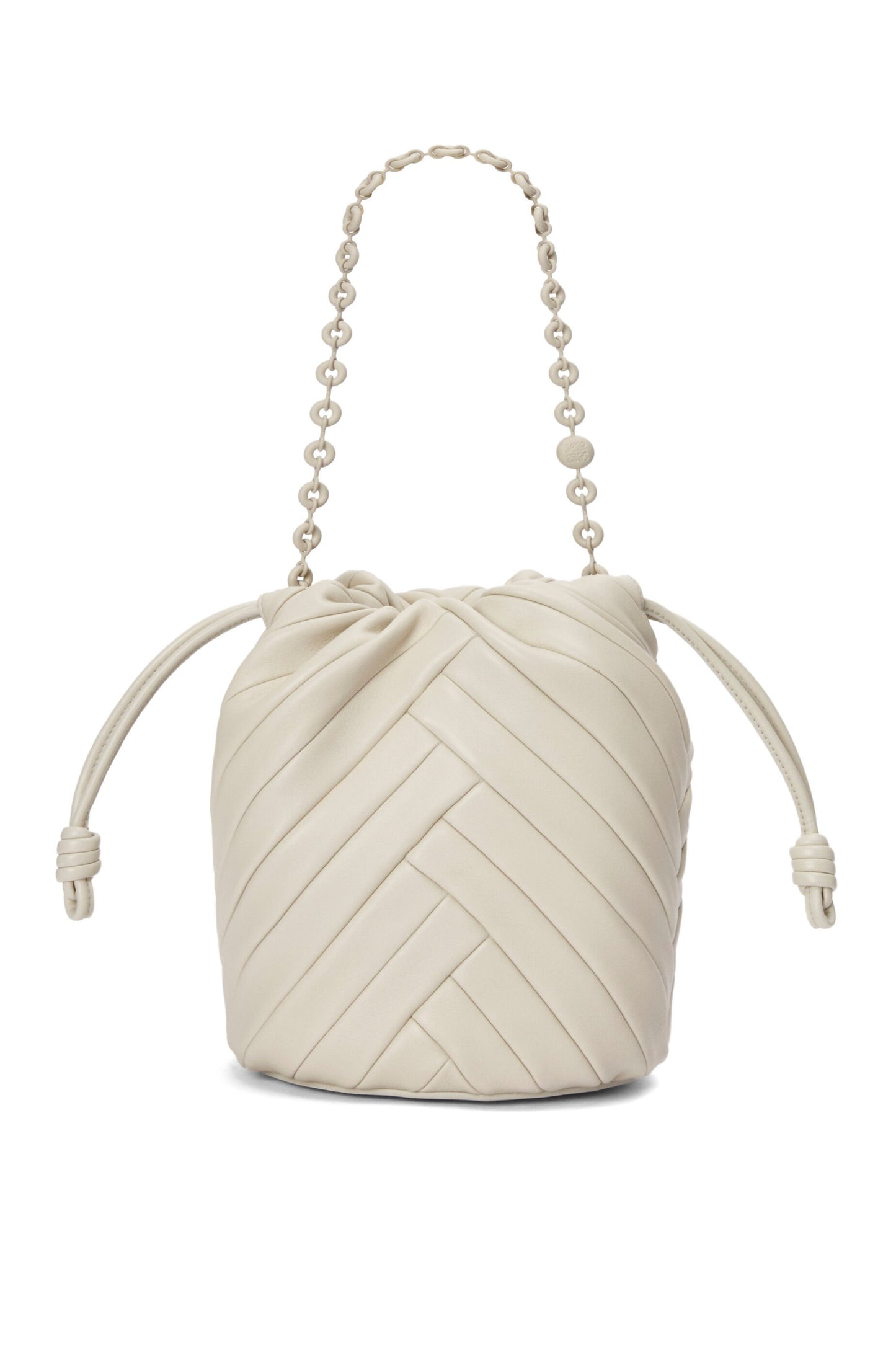 Medium Flamenco Purse bucket in mellow nappa lambskin