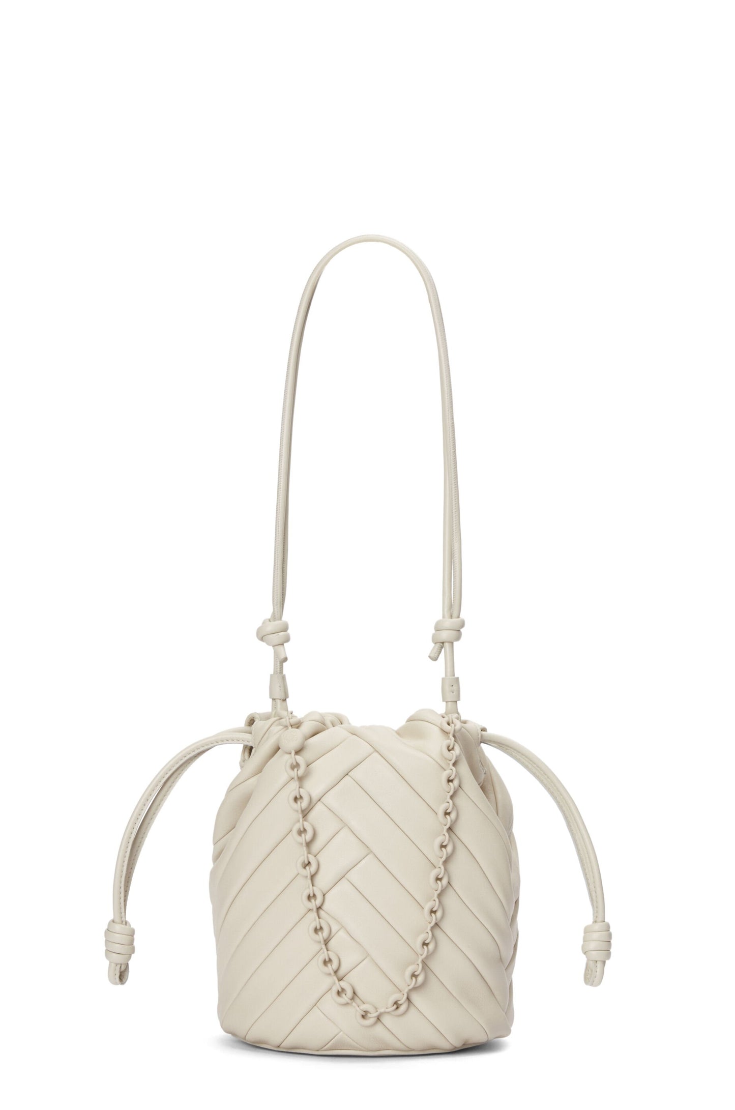 Medium Flamenco Purse bucket in mellow nappa lambskin