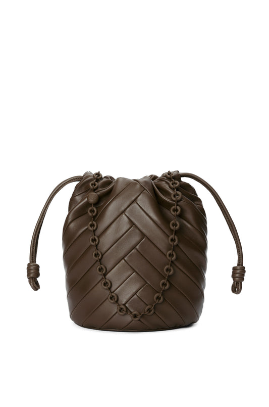 Medium Flamenco Purse bucket in mellow nappa lambskin