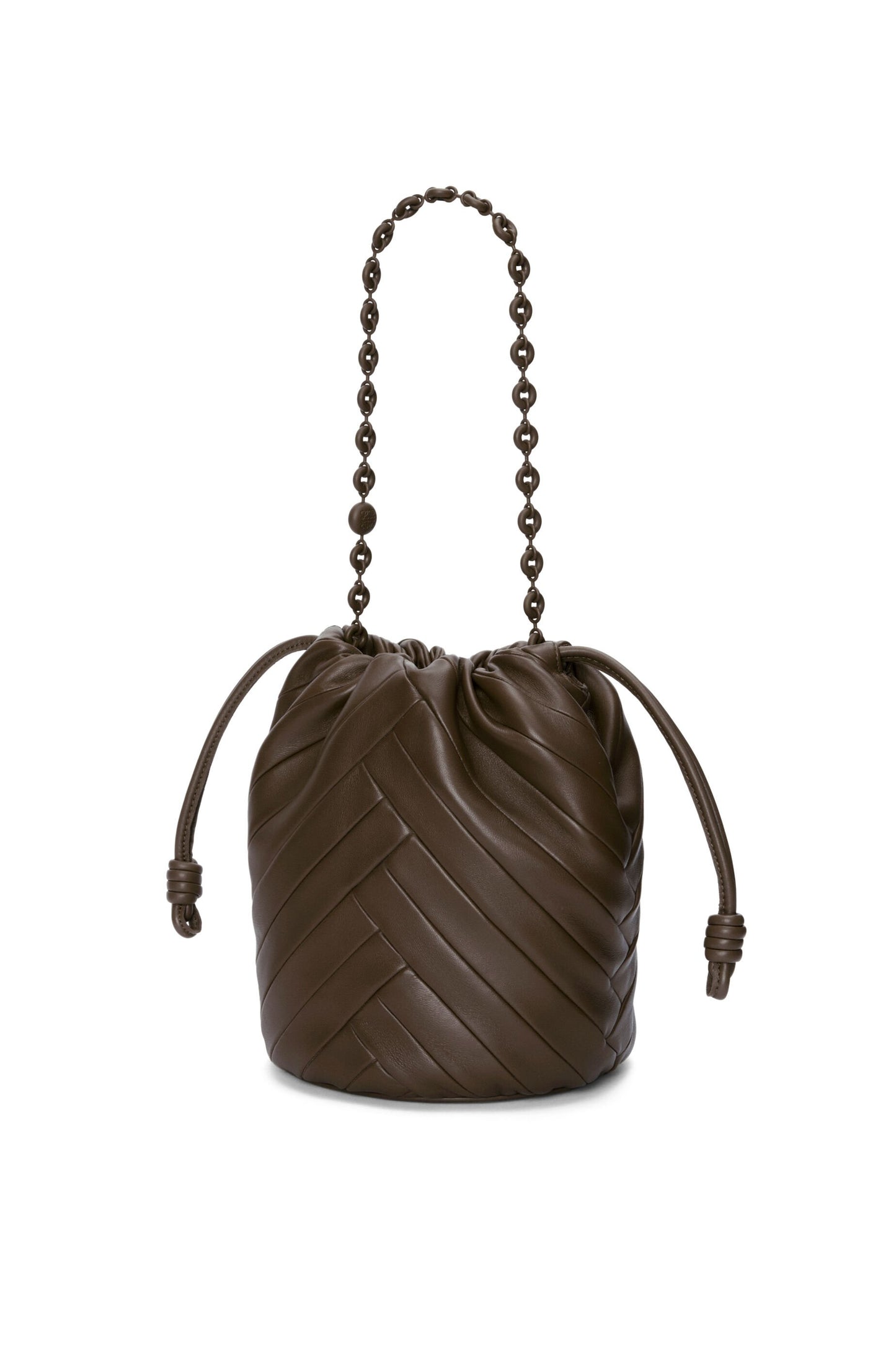 Medium Flamenco Purse bucket in mellow nappa lambskin