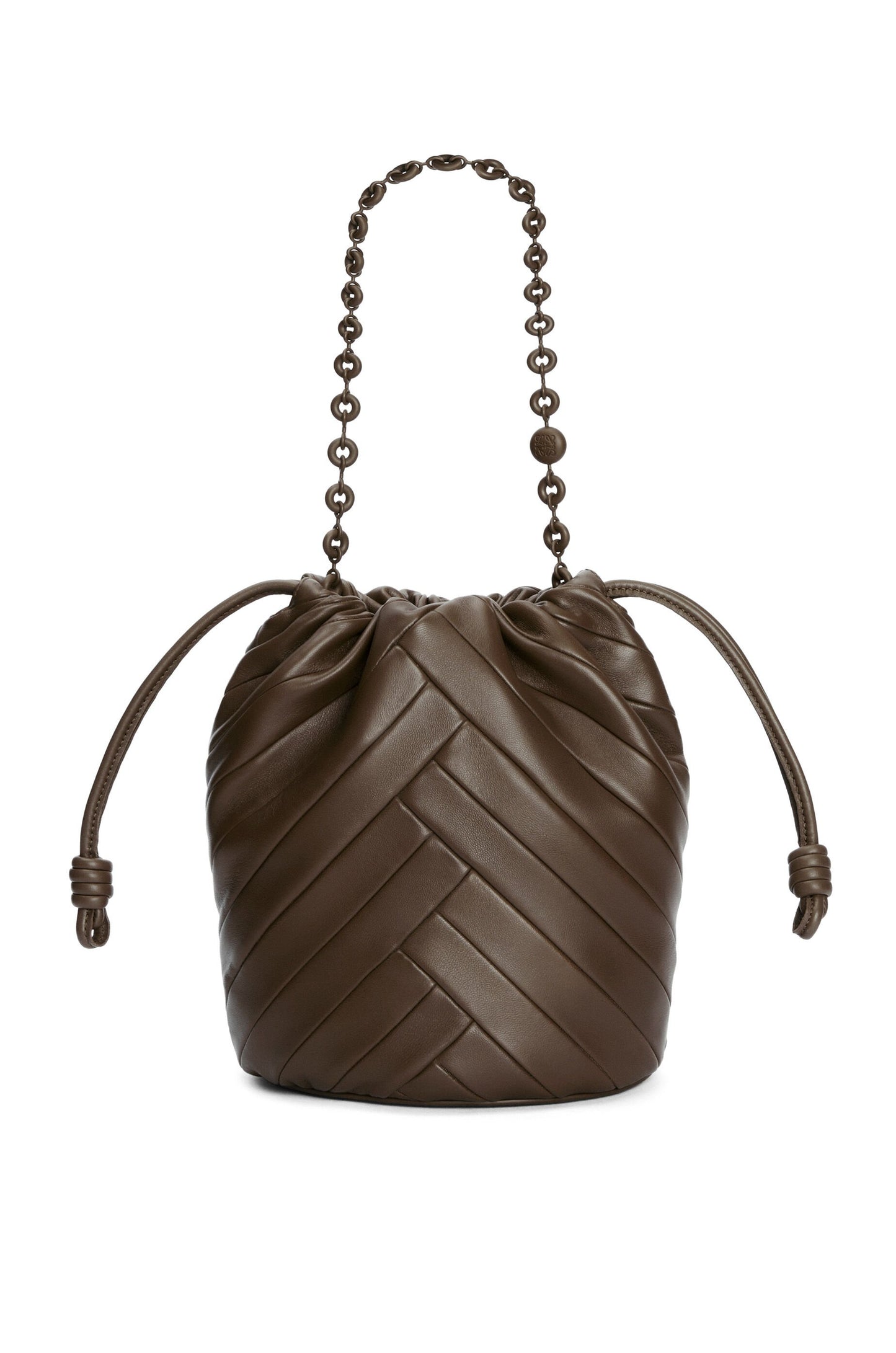 Medium Flamenco Purse bucket in mellow nappa lambskin