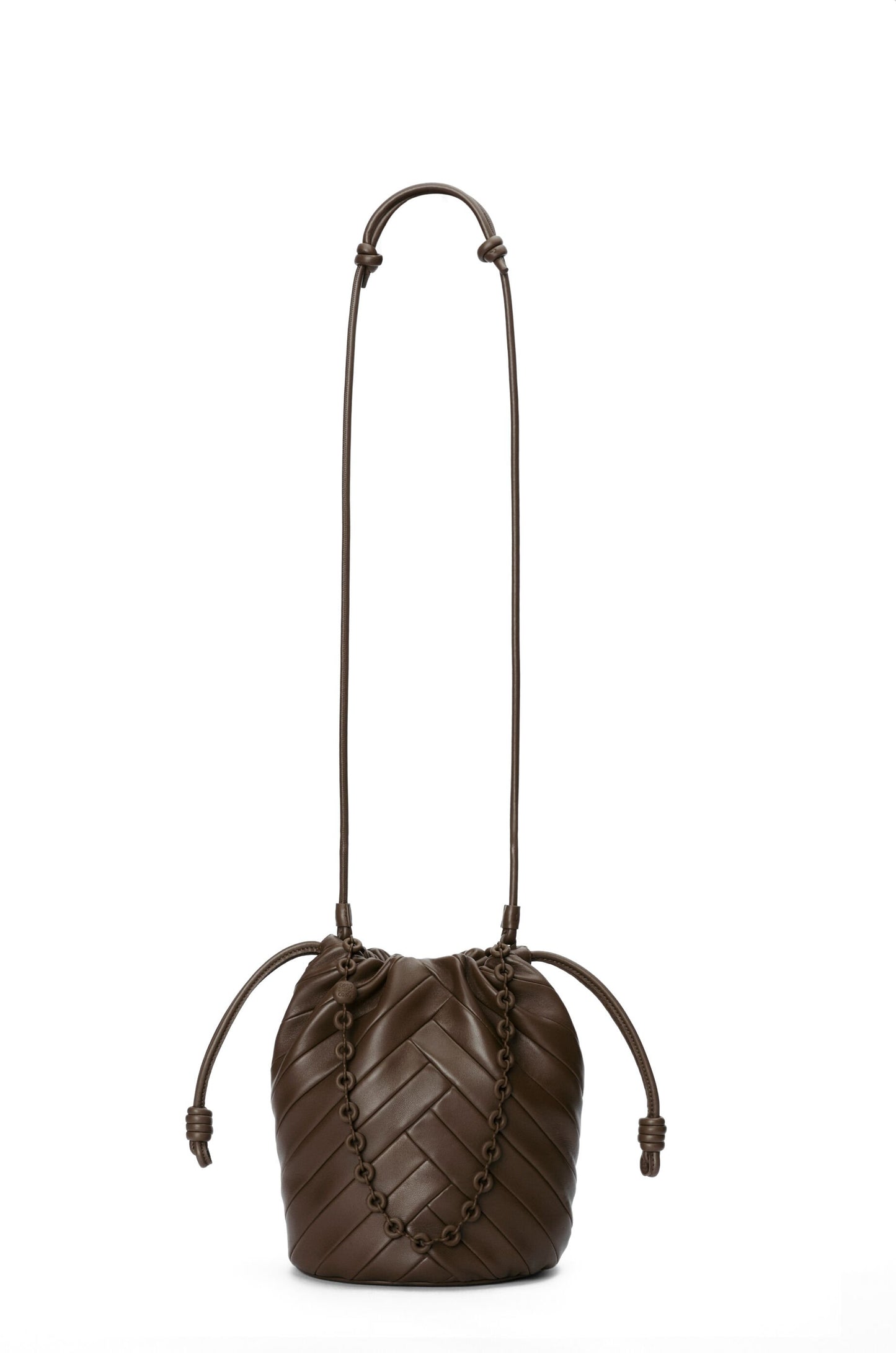 Medium Flamenco Purse bucket in mellow nappa lambskin