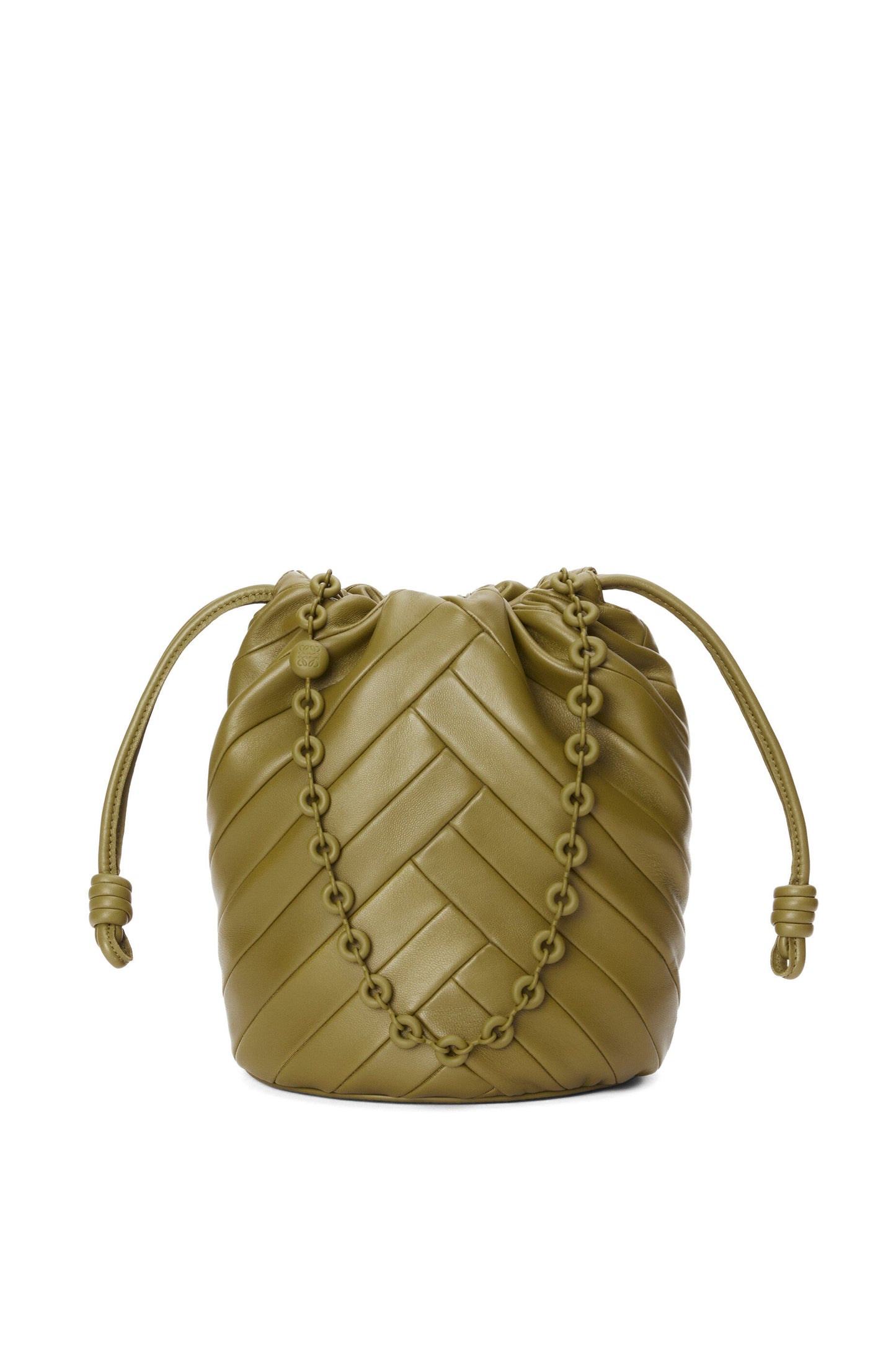 Medium Flamenco Purse bucket in mellow nappa lambskin