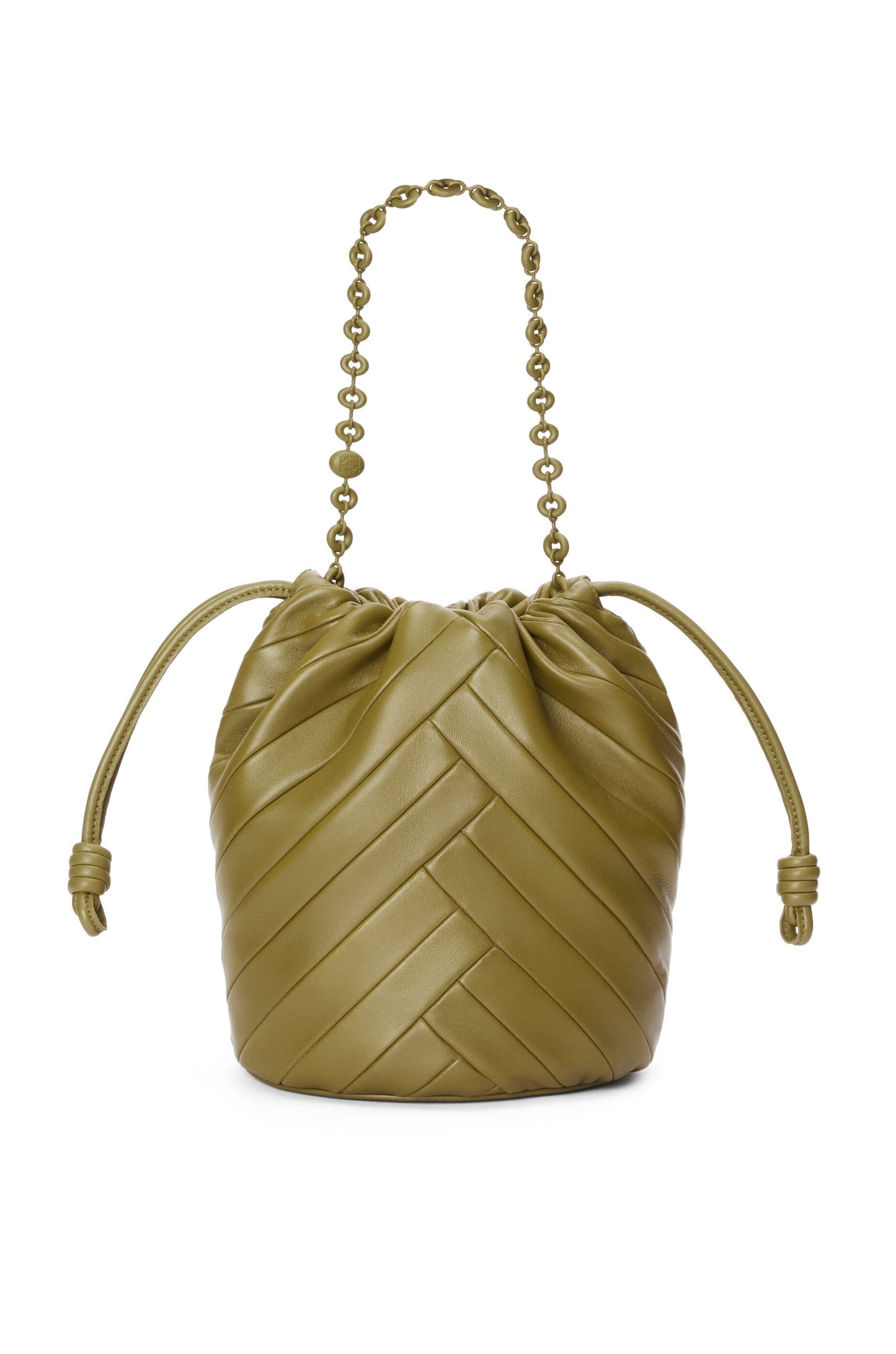 Medium Flamenco Purse bucket in mellow nappa lambskin