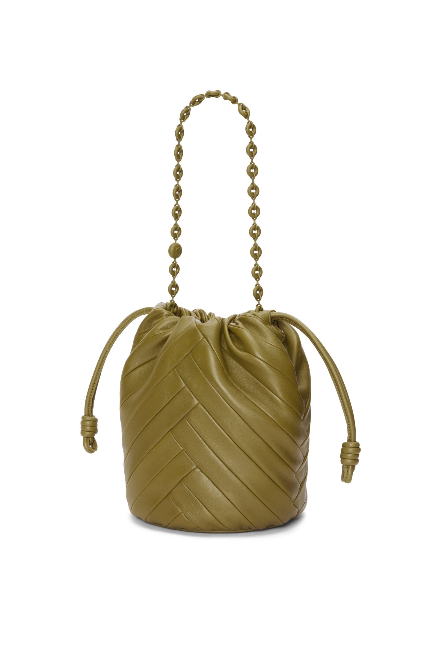 Medium Flamenco Purse bucket in mellow nappa lambskin