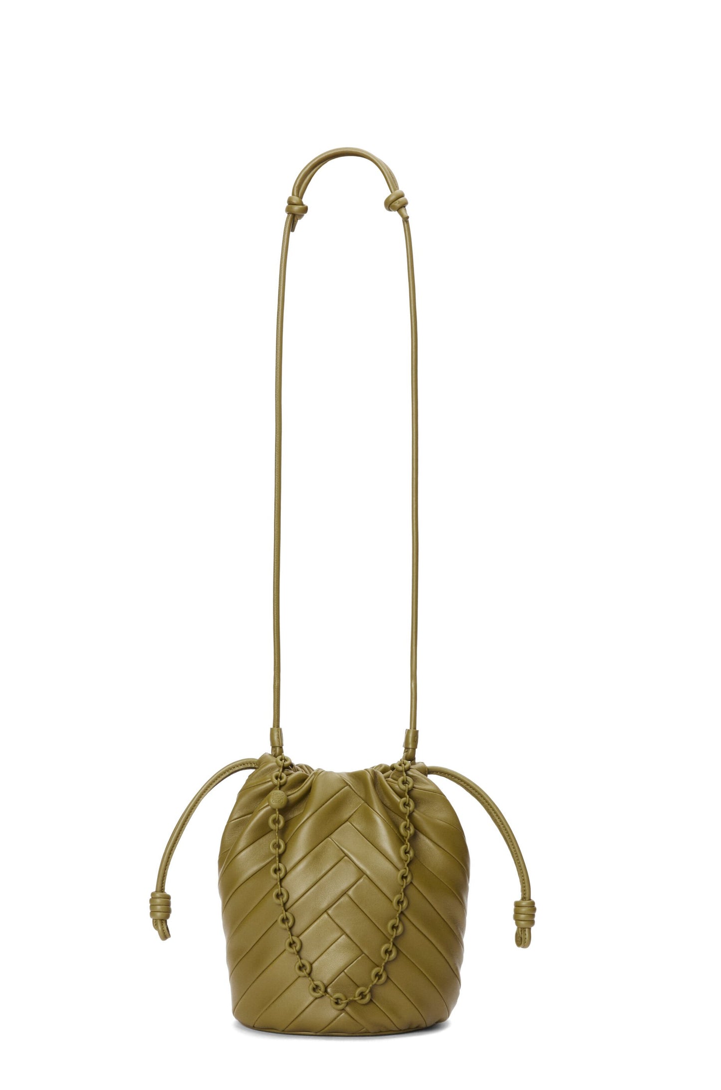 Medium Flamenco Purse bucket in mellow nappa lambskin