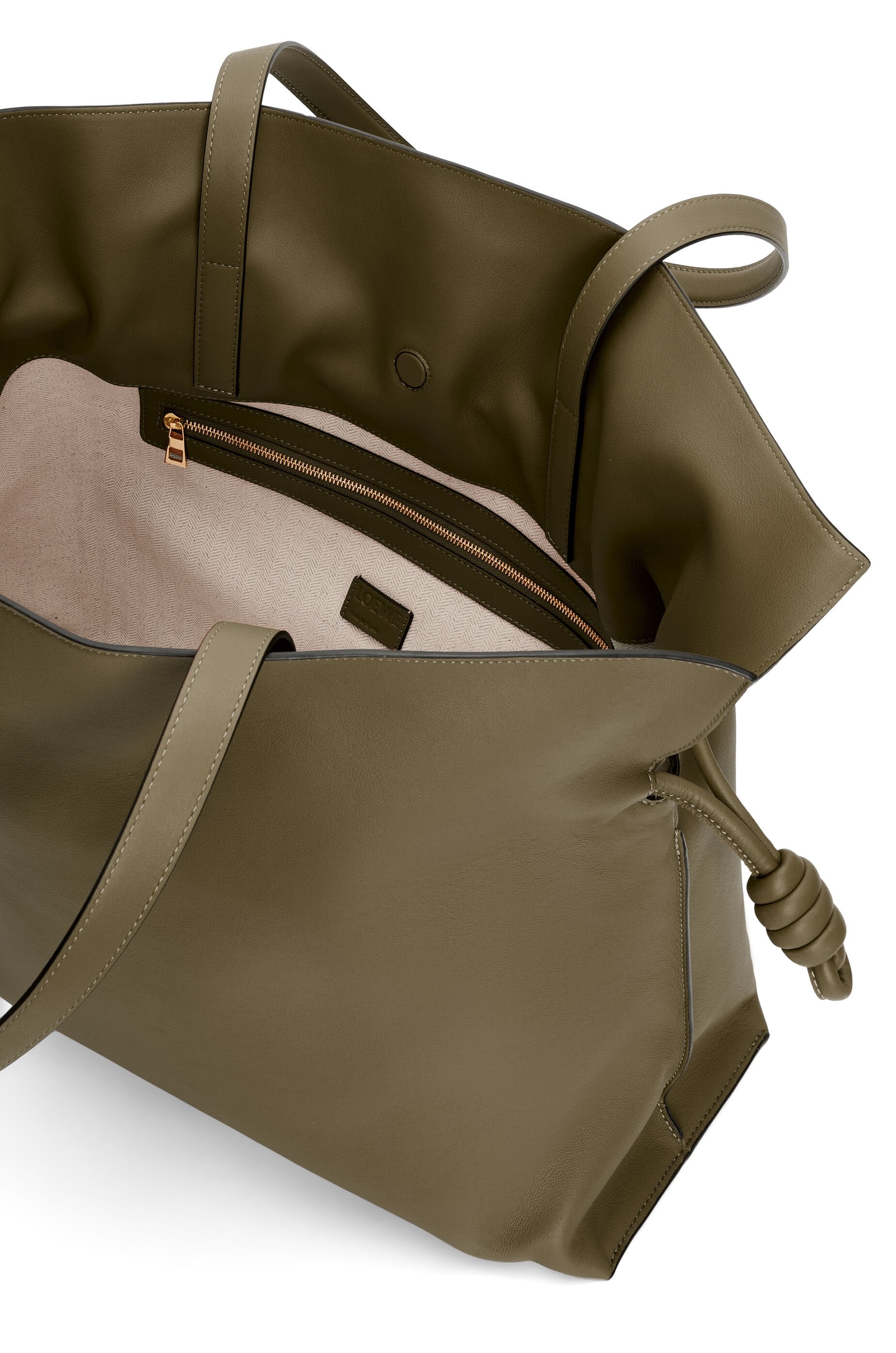 XL Flamenco clutch in nappa calfskin - Hall Of Brand