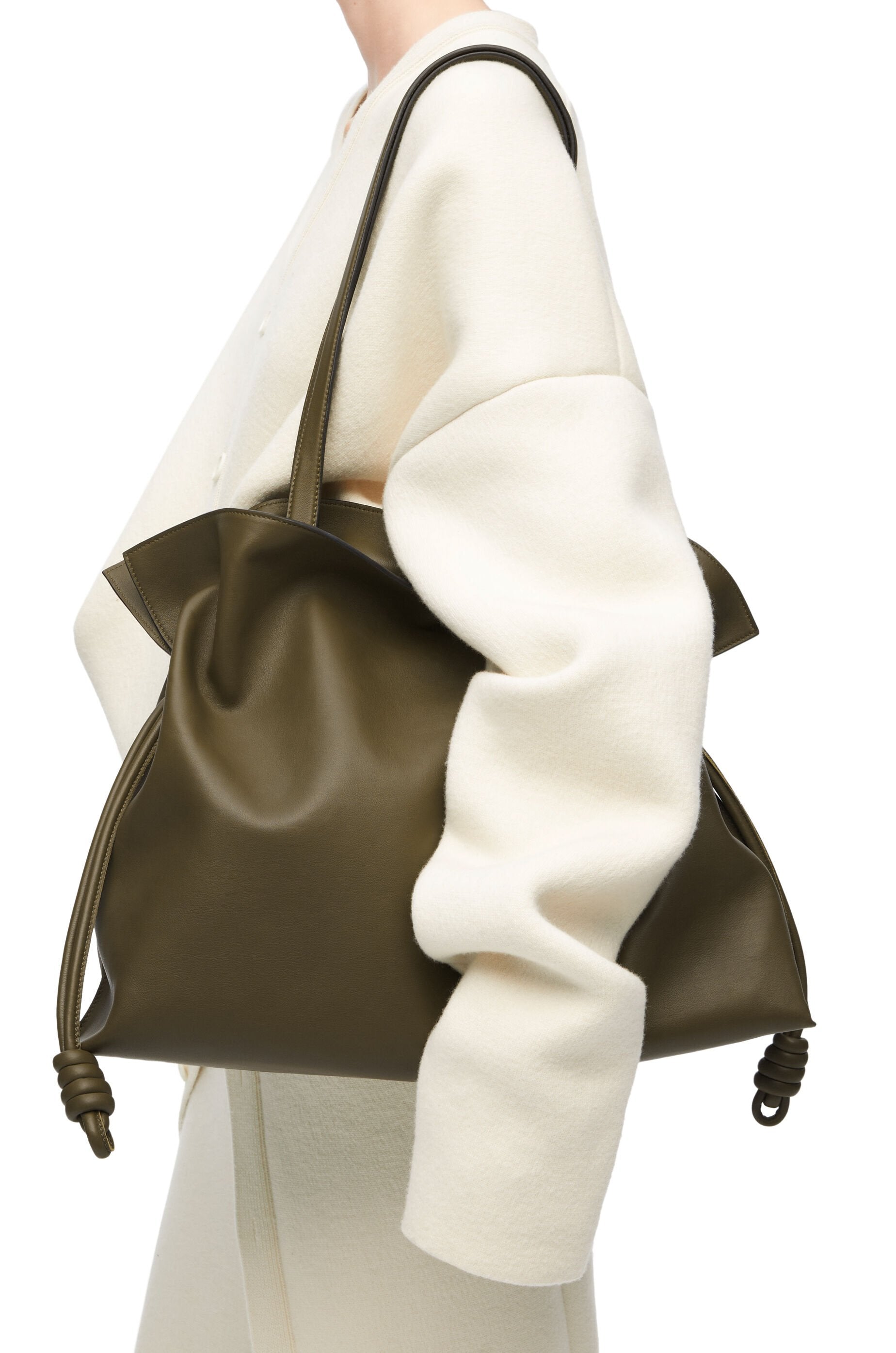 XL Flamenco clutch in nappa calfskin - Hall Of Brand