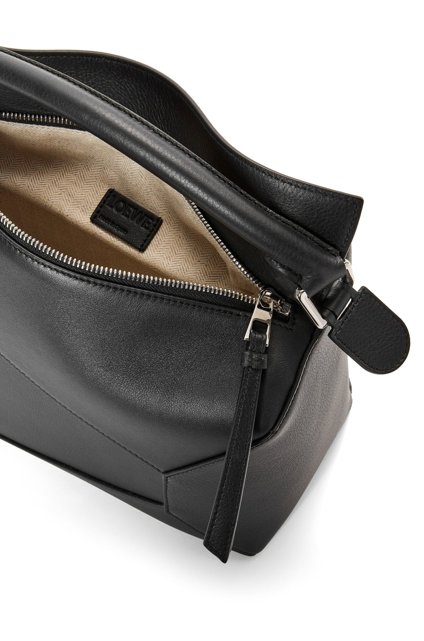 Puzzle bag in classic calfskin