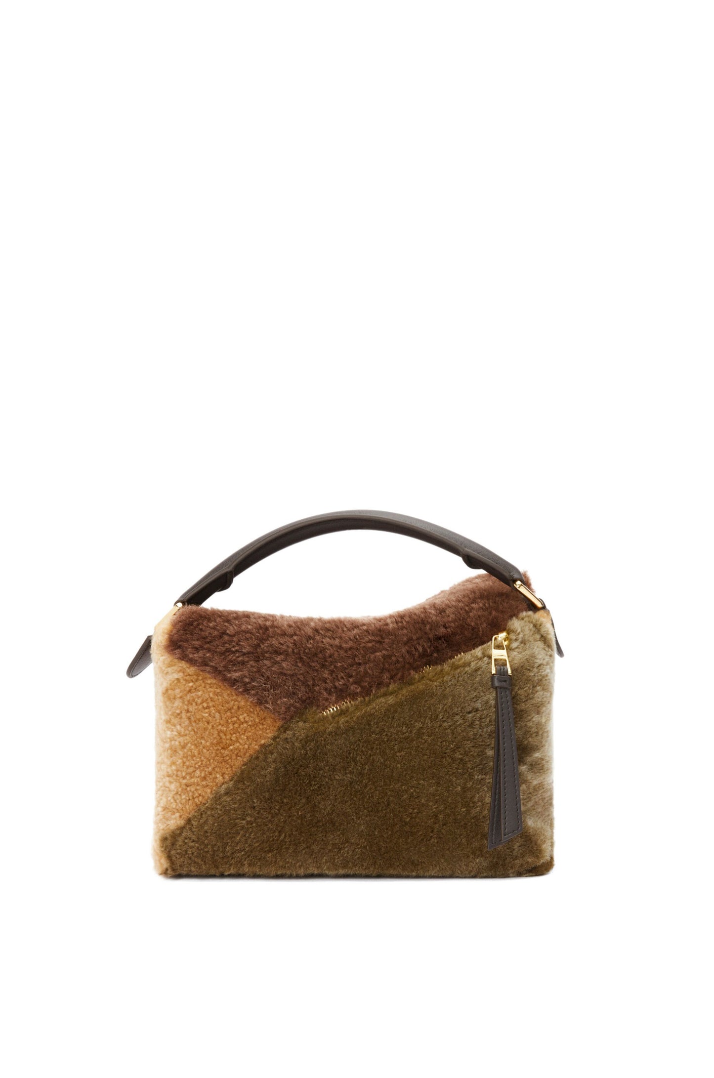 Small Puzzle bag in shearling