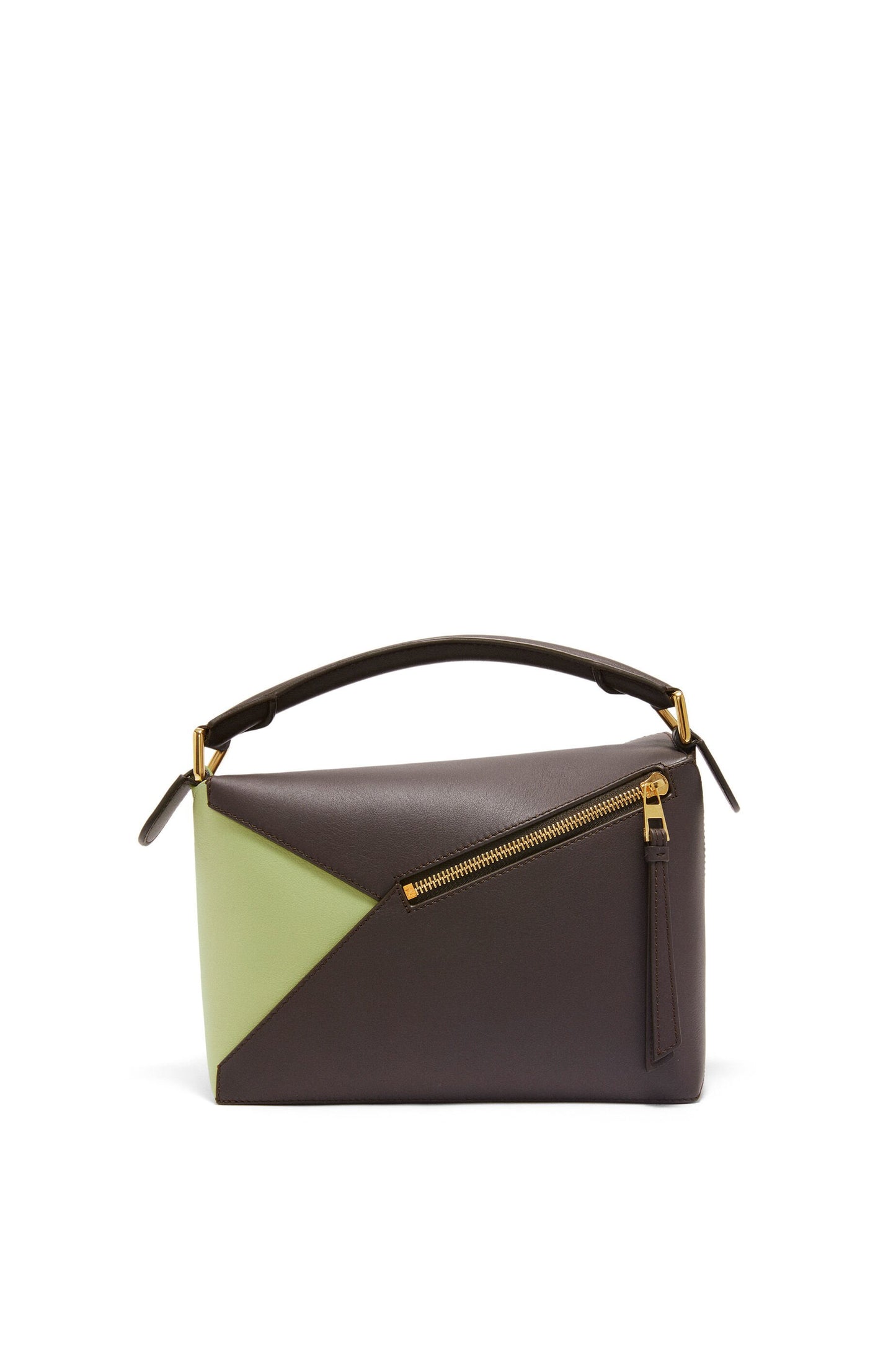 Small Puzzle bag in classic calfskin and suede