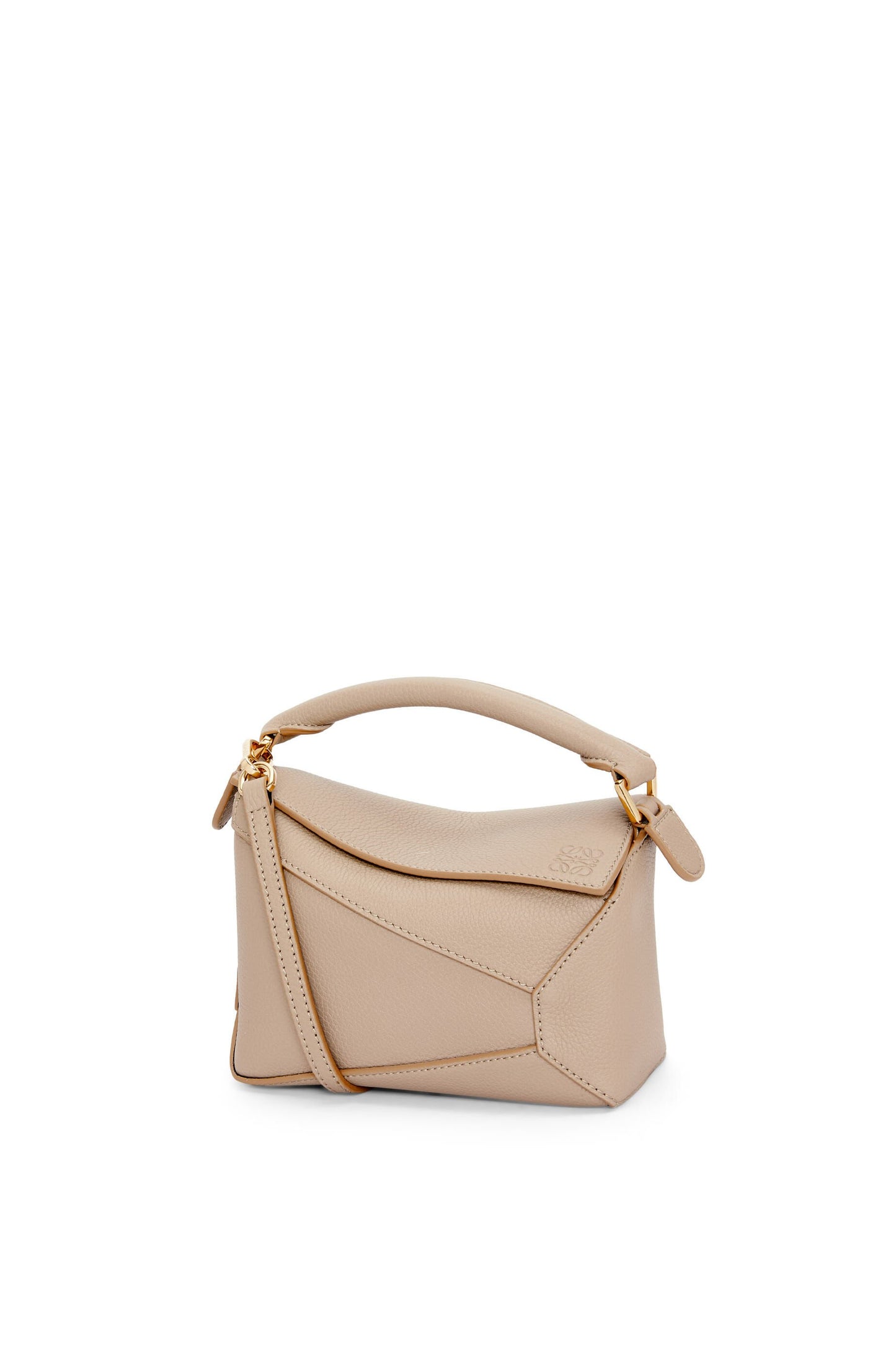 Mini Puzzle bag in soft grained calfskin