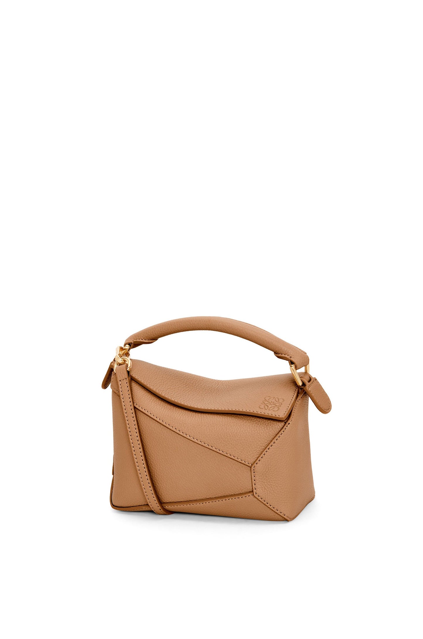 Mini Puzzle bag in soft grained calfskin