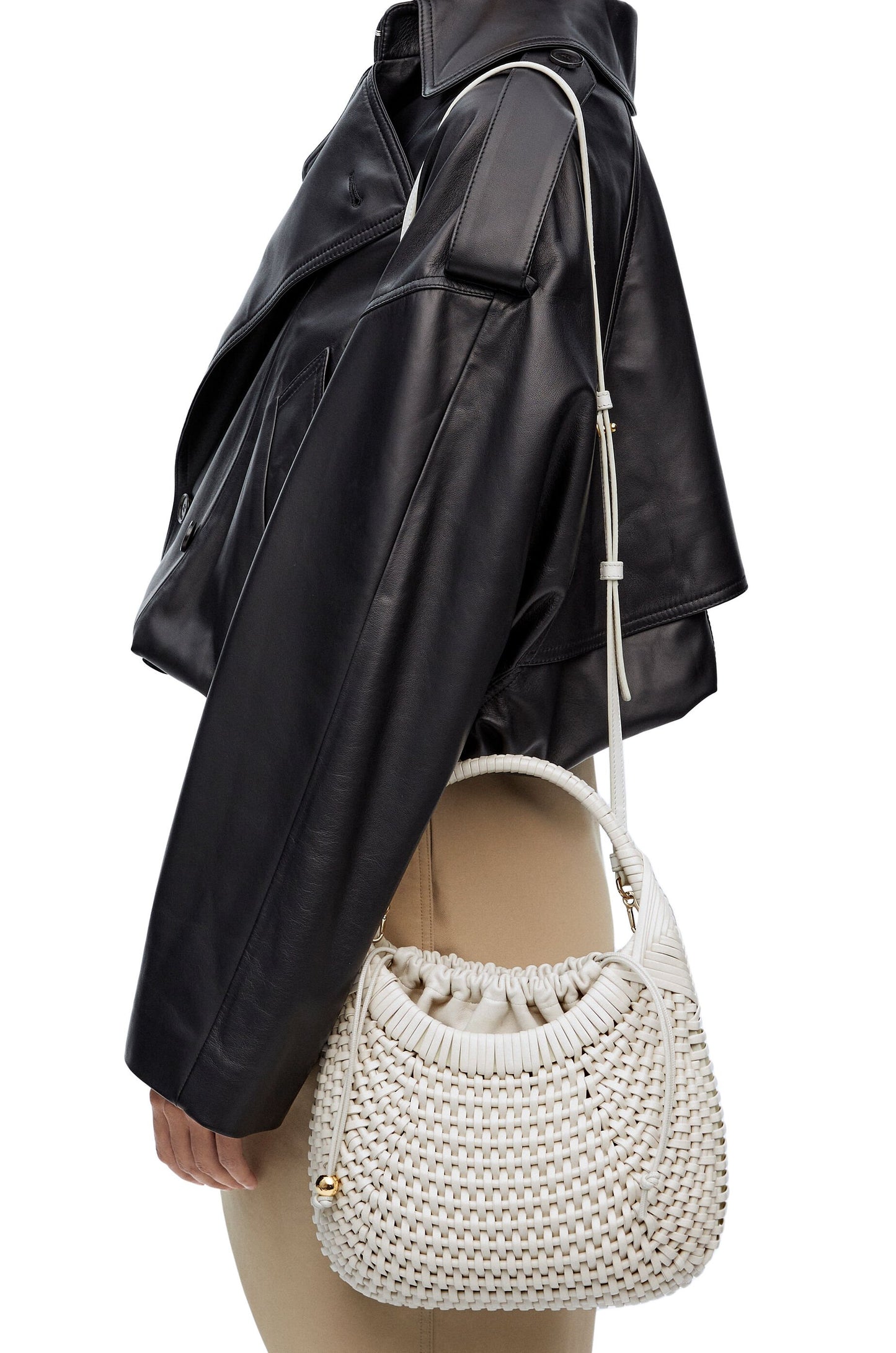 Diamond Hobo bag in calfskin