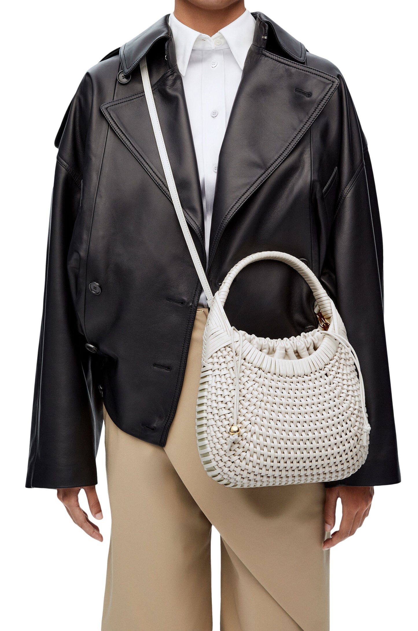 Diamond Hobo bag in calfskin