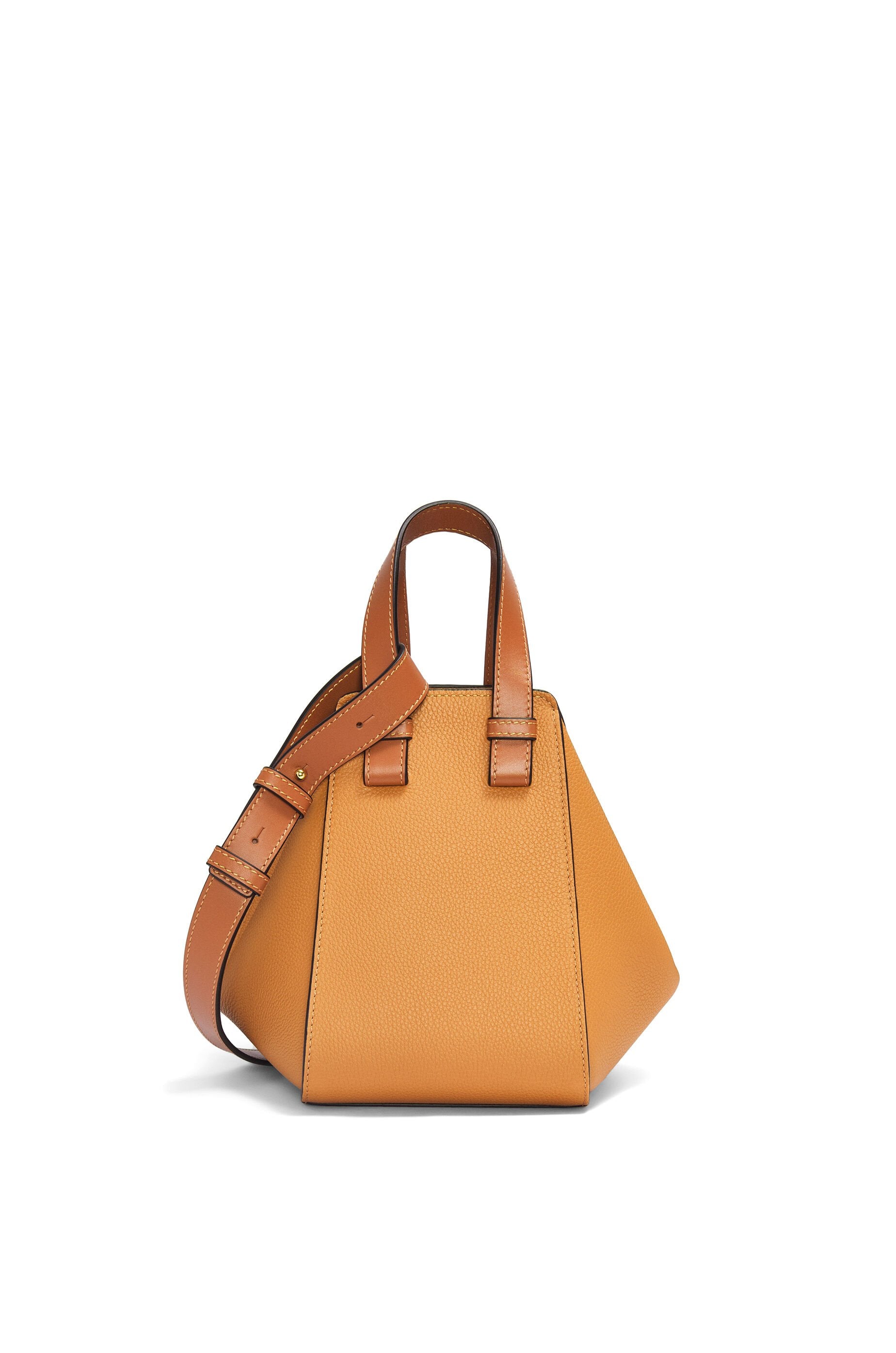Compact Hammock bag in soft grained calfskin - Hall Of Brand