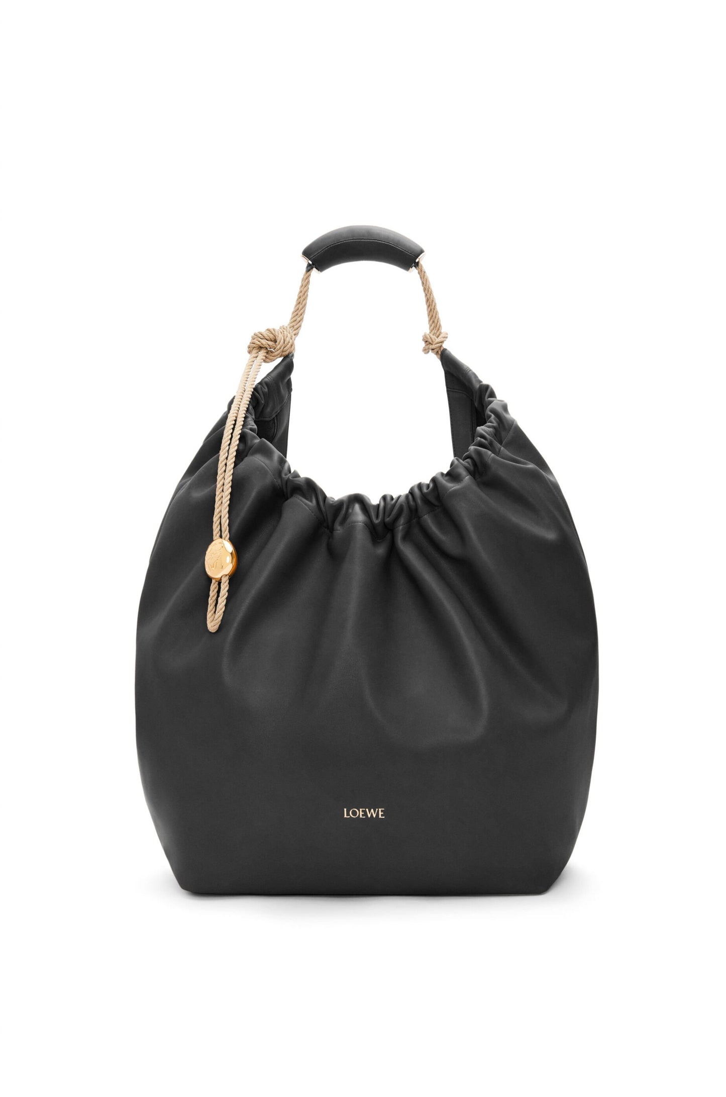 XL Squeeze bag in natural calfskin - Hall Of Brand