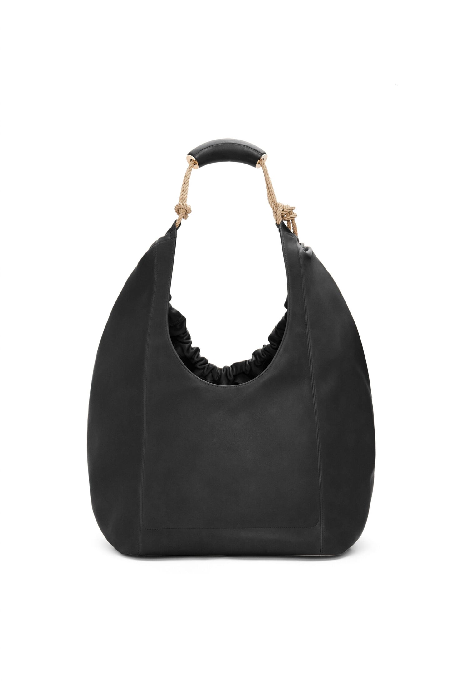 XL Squeeze bag in natural calfskin - Hall Of Brand