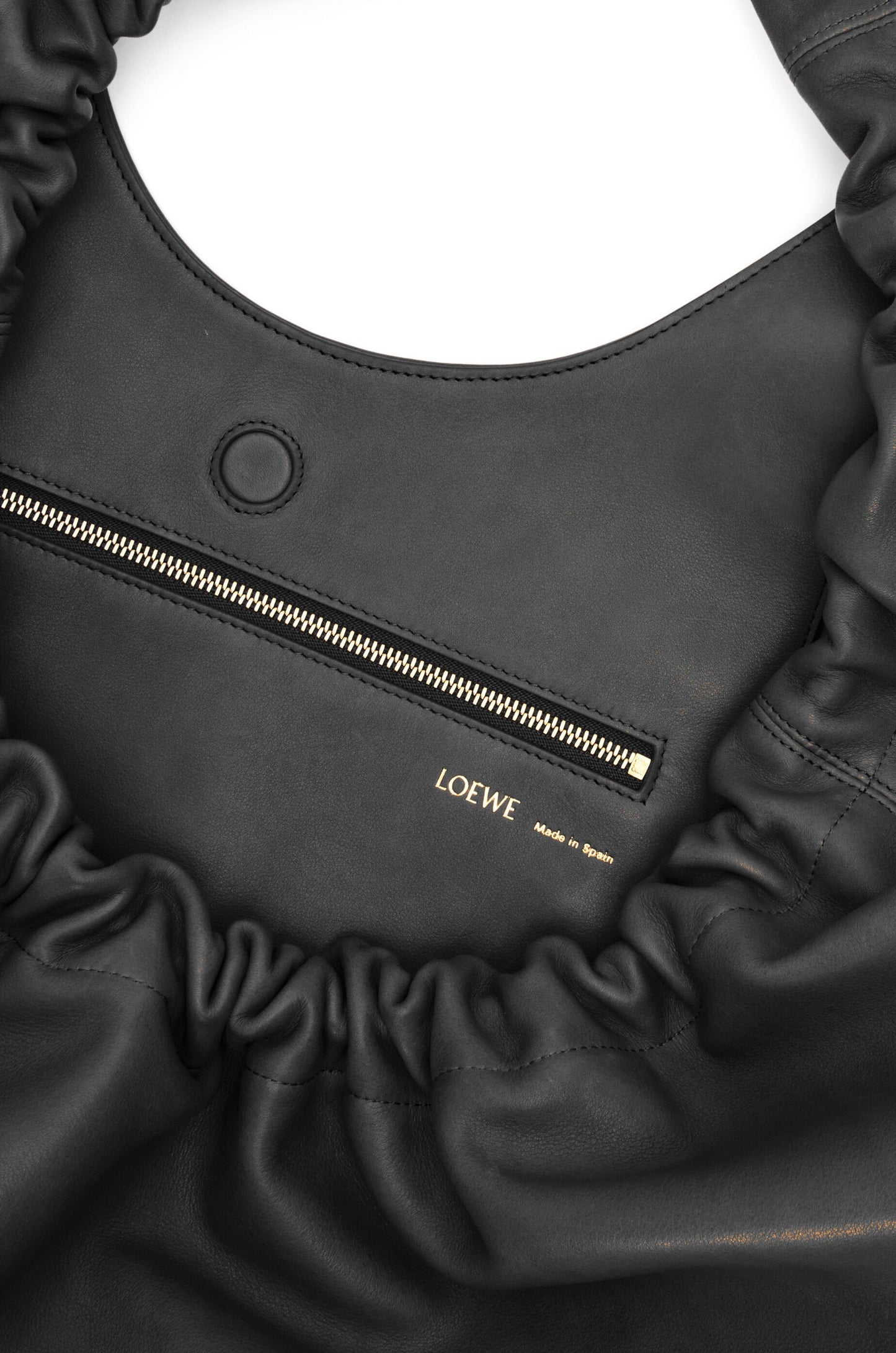 XL Squeeze bag in natural calfskin - Hall Of Brand