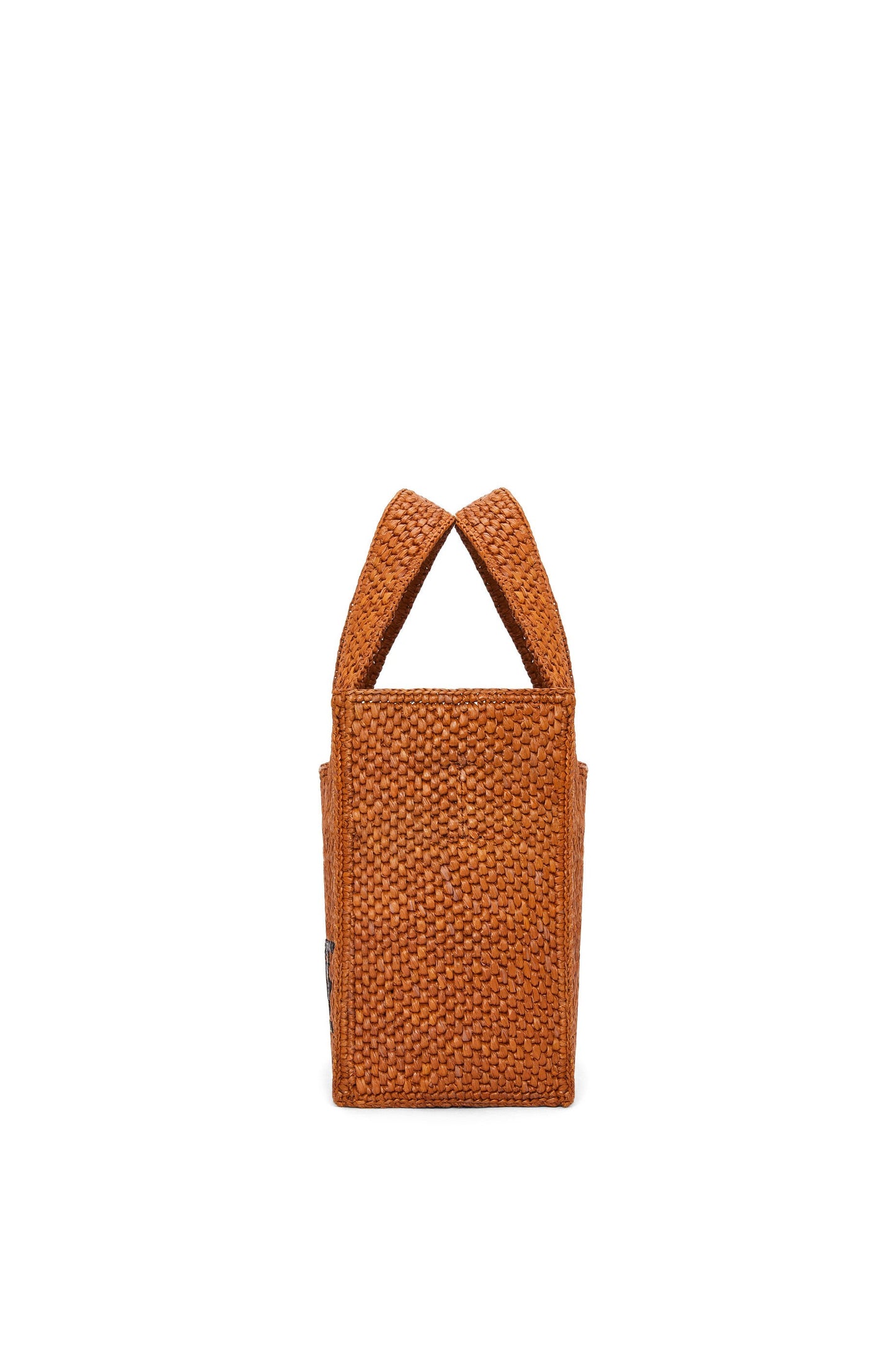 Small LOEWE Font Tote in raffia