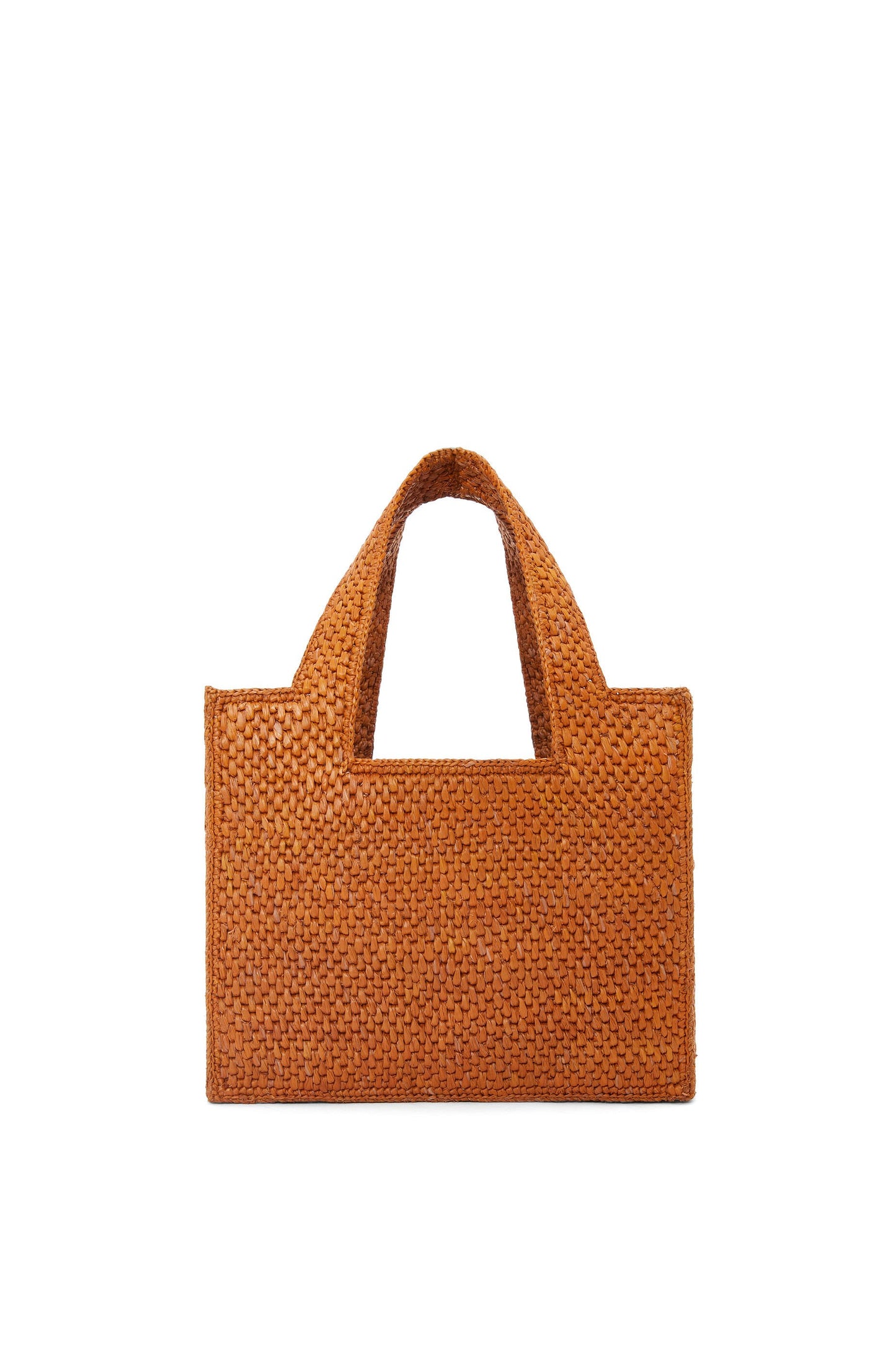 Small LOEWE Font Tote in raffia