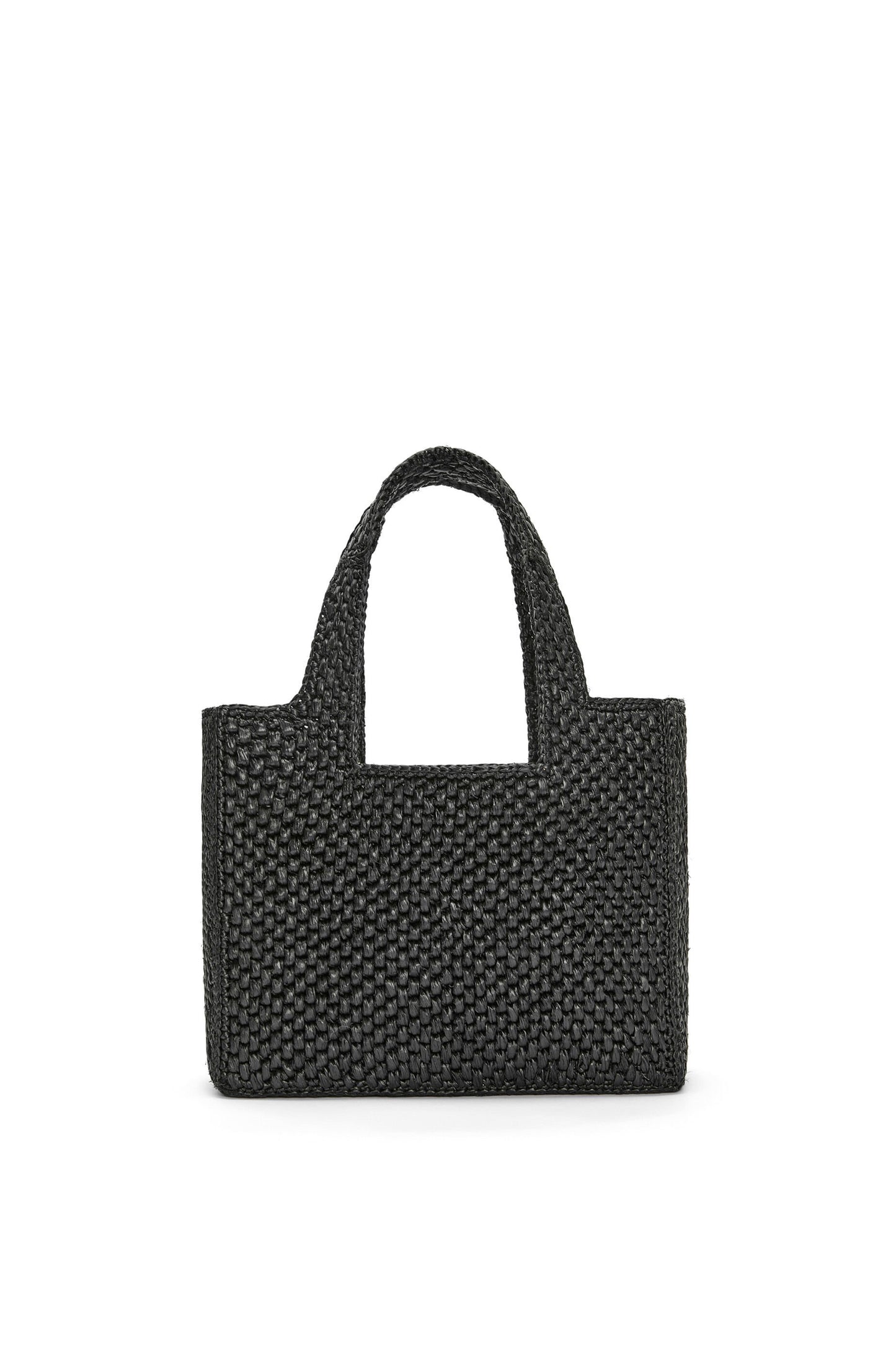 Small LOEWE Font Tote in raffia