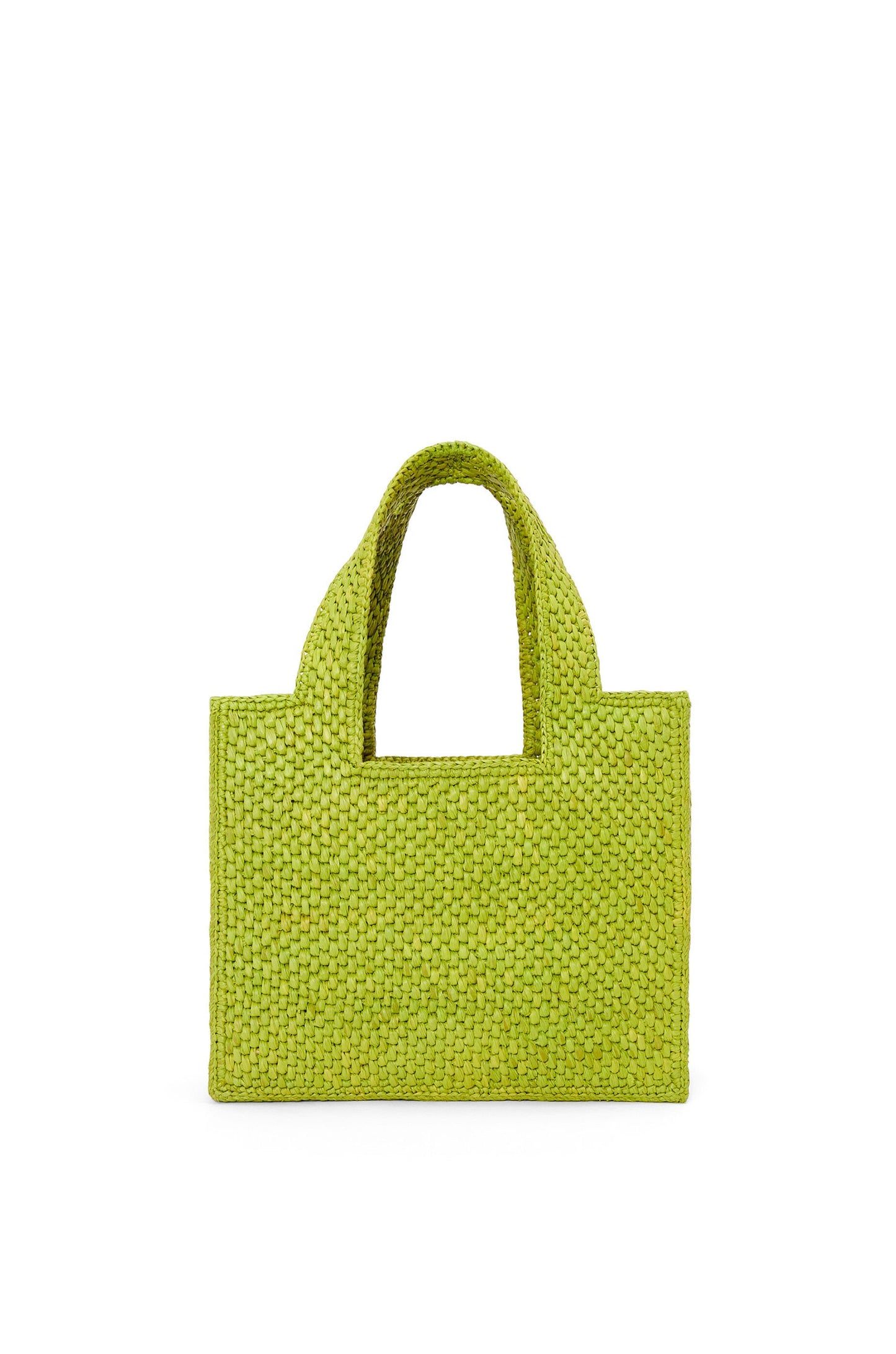 Small LOEWE Font Tote in raffia